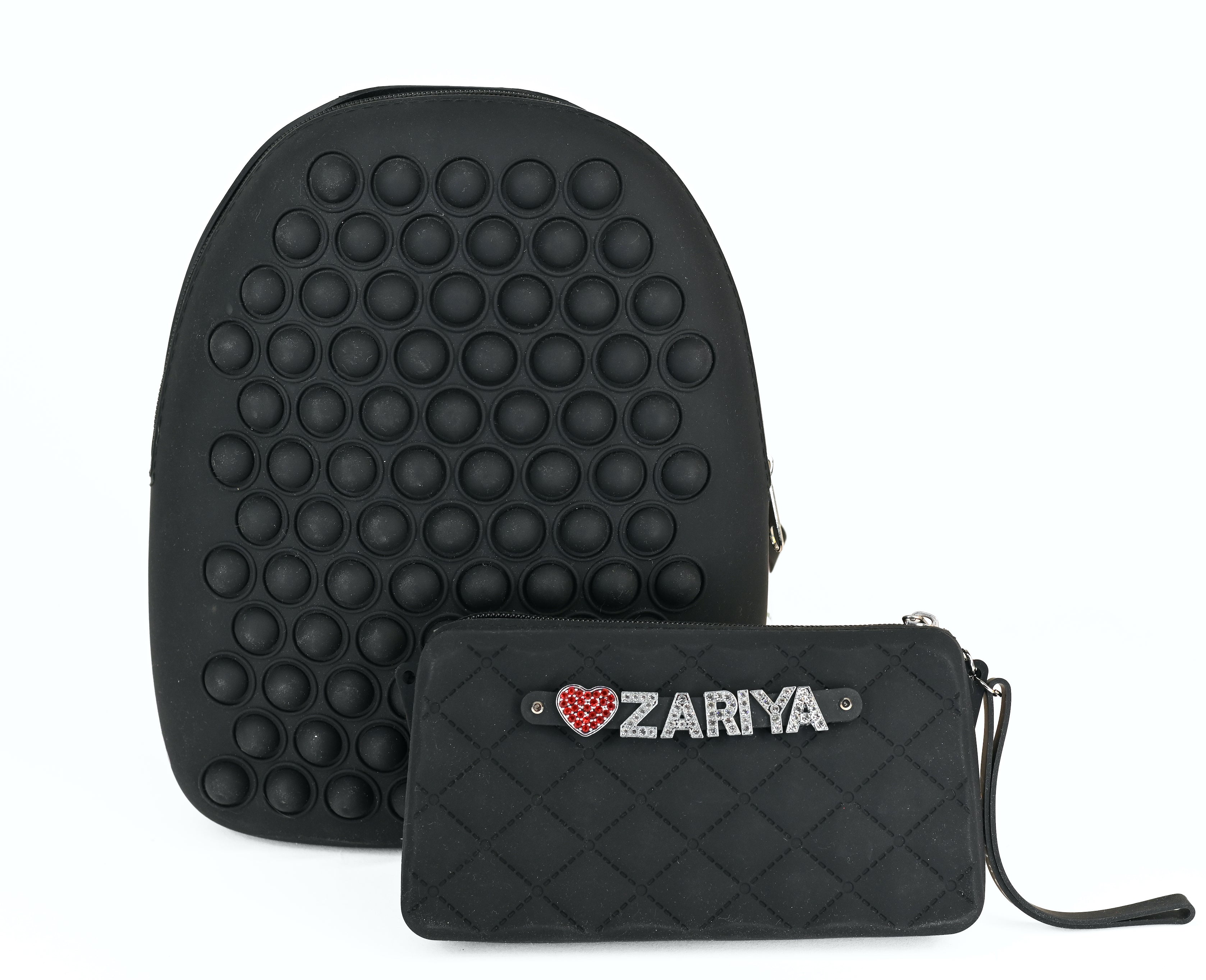 Pop It Fidget Backpack With Purse