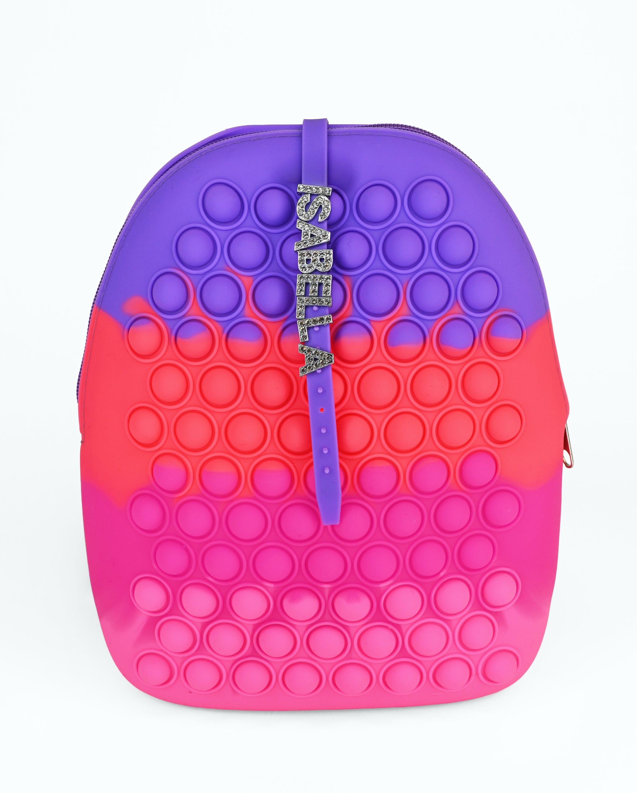 Pop It Fidget Backpack With Name Bracelet