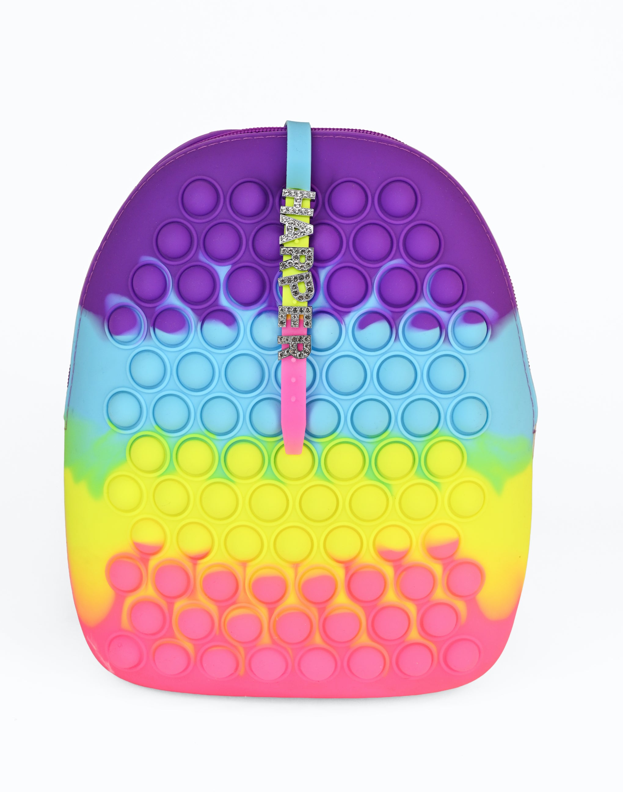 Pop It Fidget Backpack With Name Bracelet