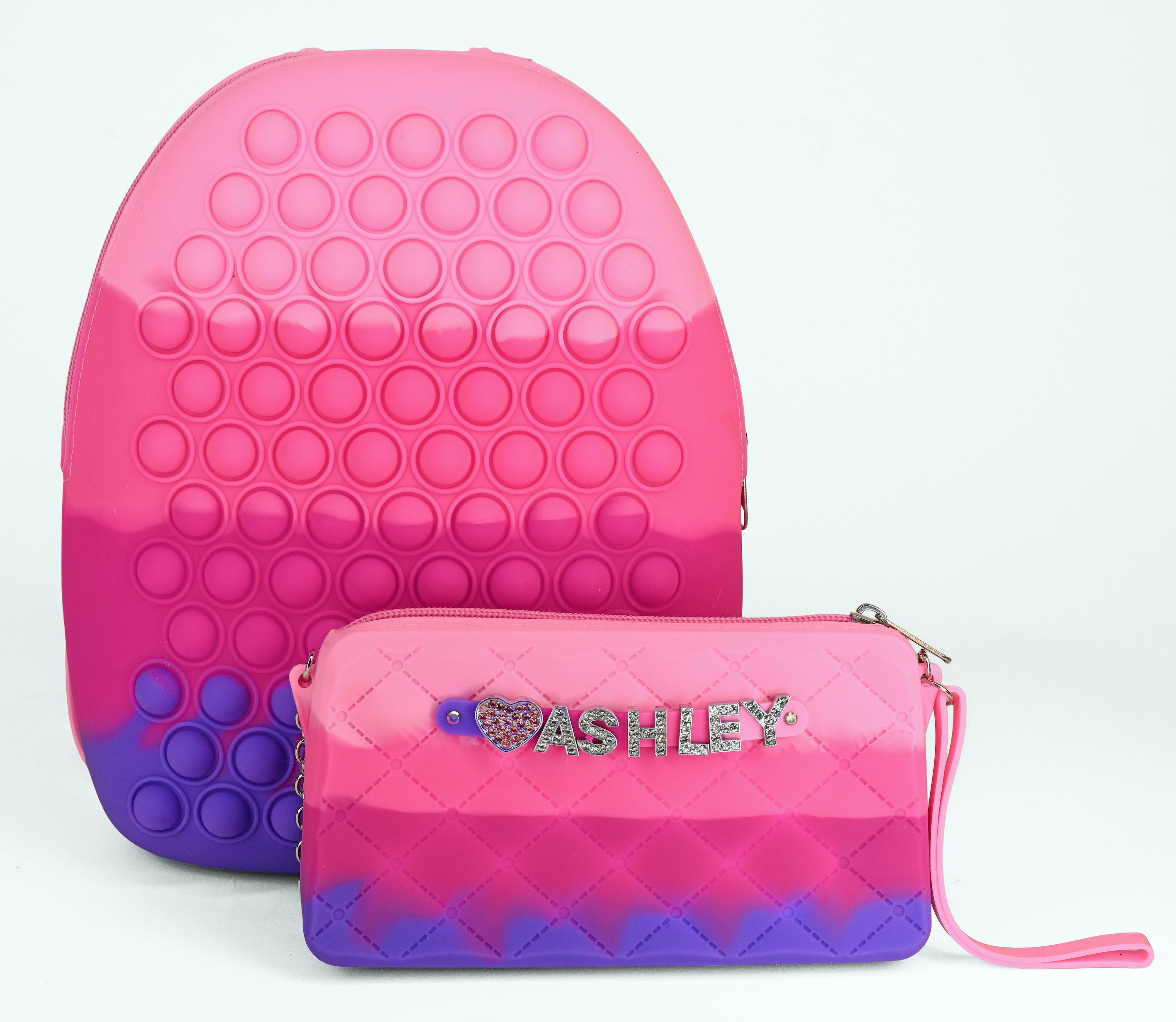 Pop It Fidget Backpack With Purse