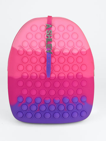Pop It Fidget Backpack With Name Bracelet