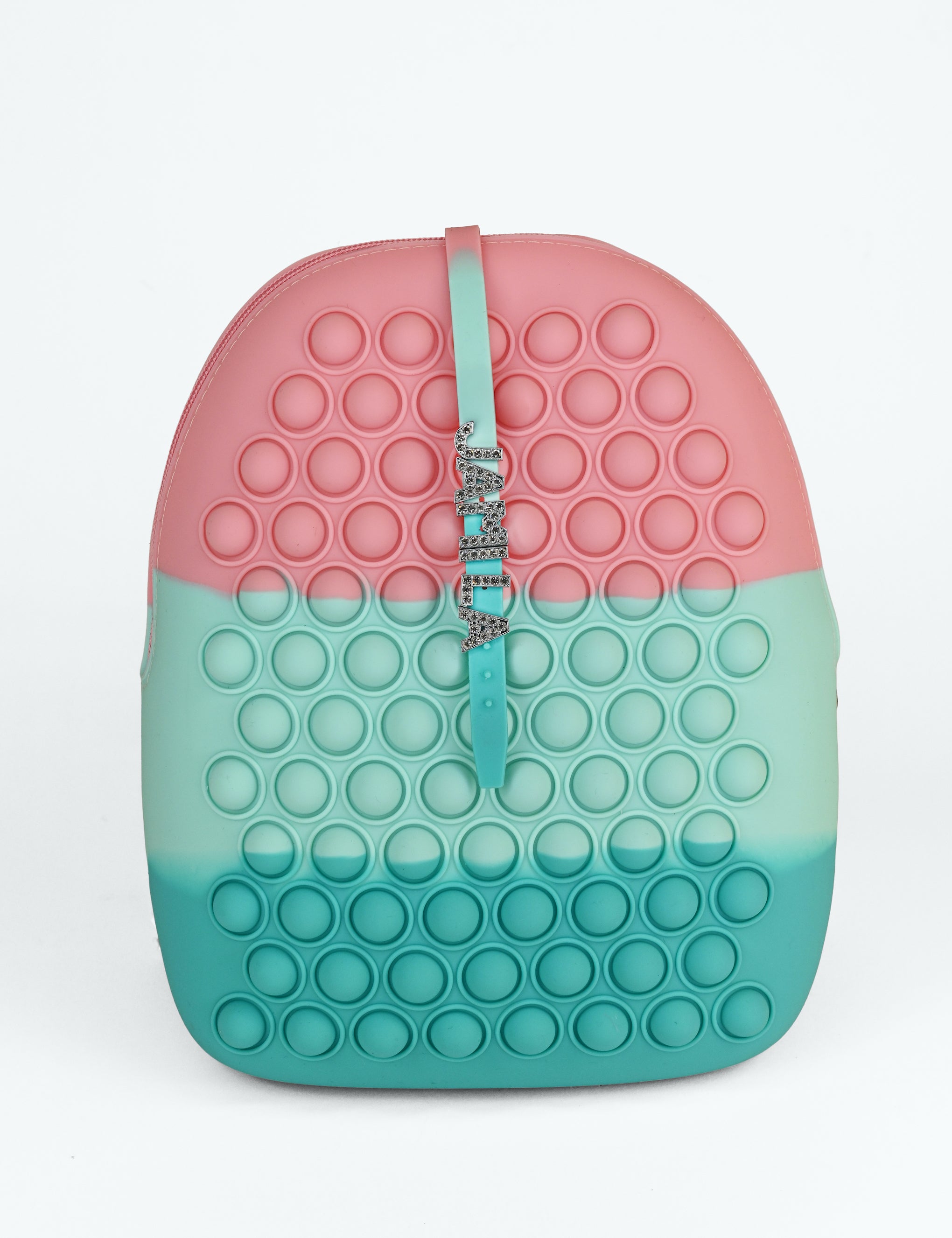 Pop It Fidget Backpack With Name Bracelet