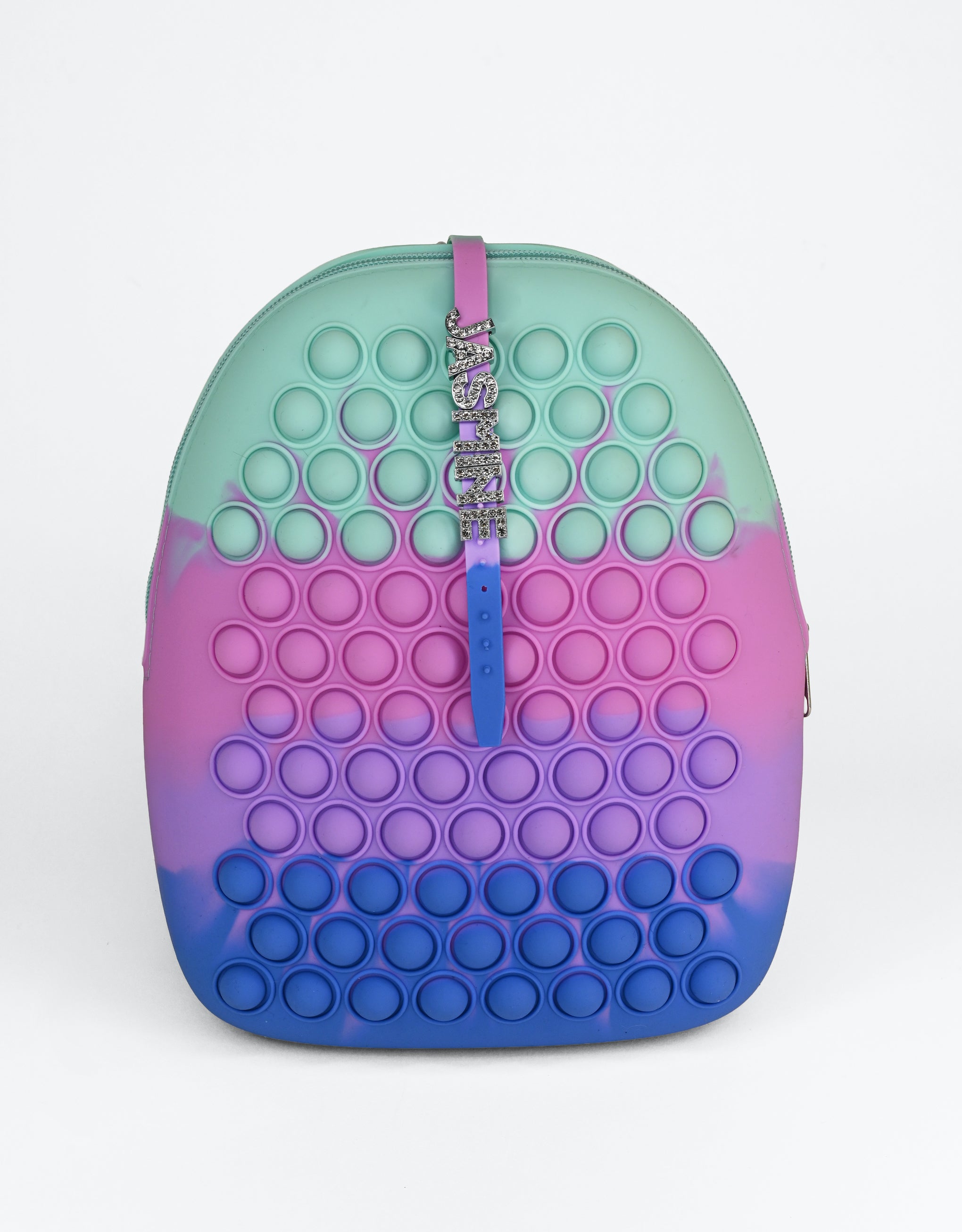 Pop It Fidget Backpack With Name Bracelet
