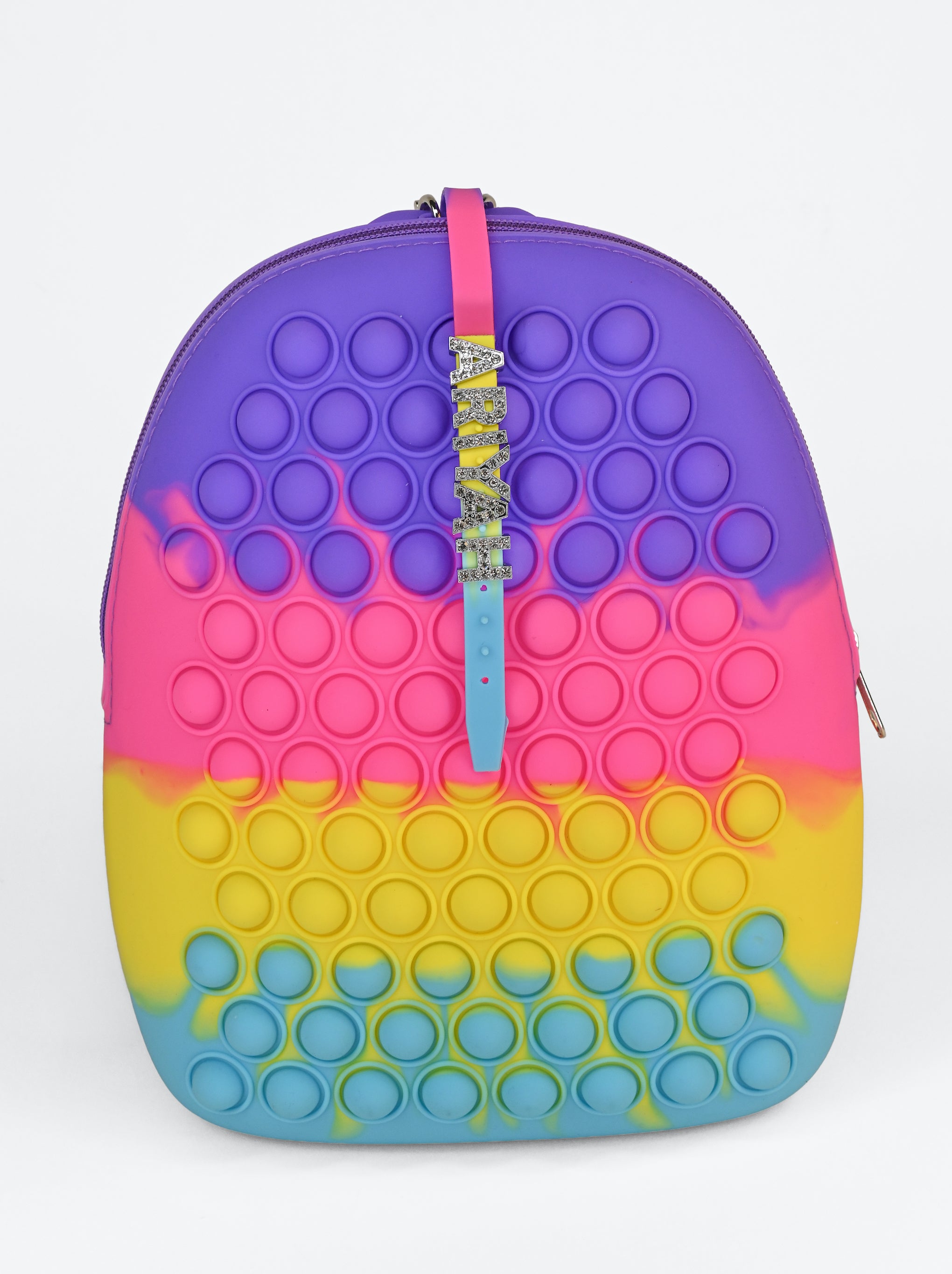 Pop It Fidget Backpack With Name Bracelet
