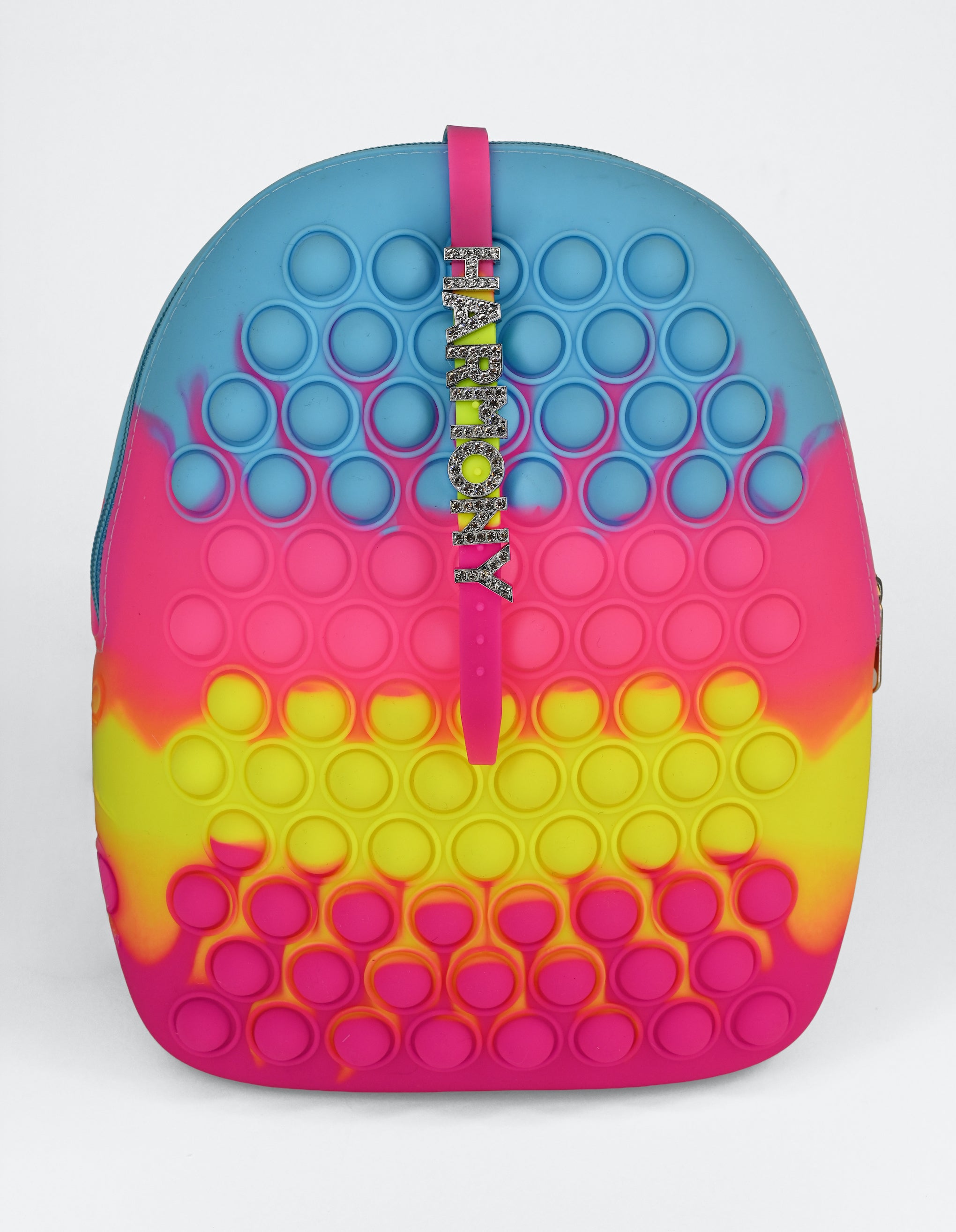 Pop It Fidget Backpack With Name Bracelet