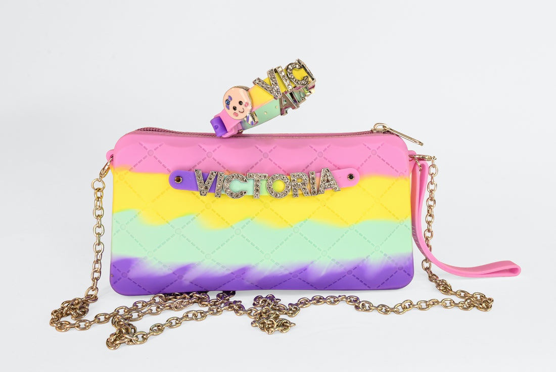 Crossbody Chain with Charm Name Bracelet