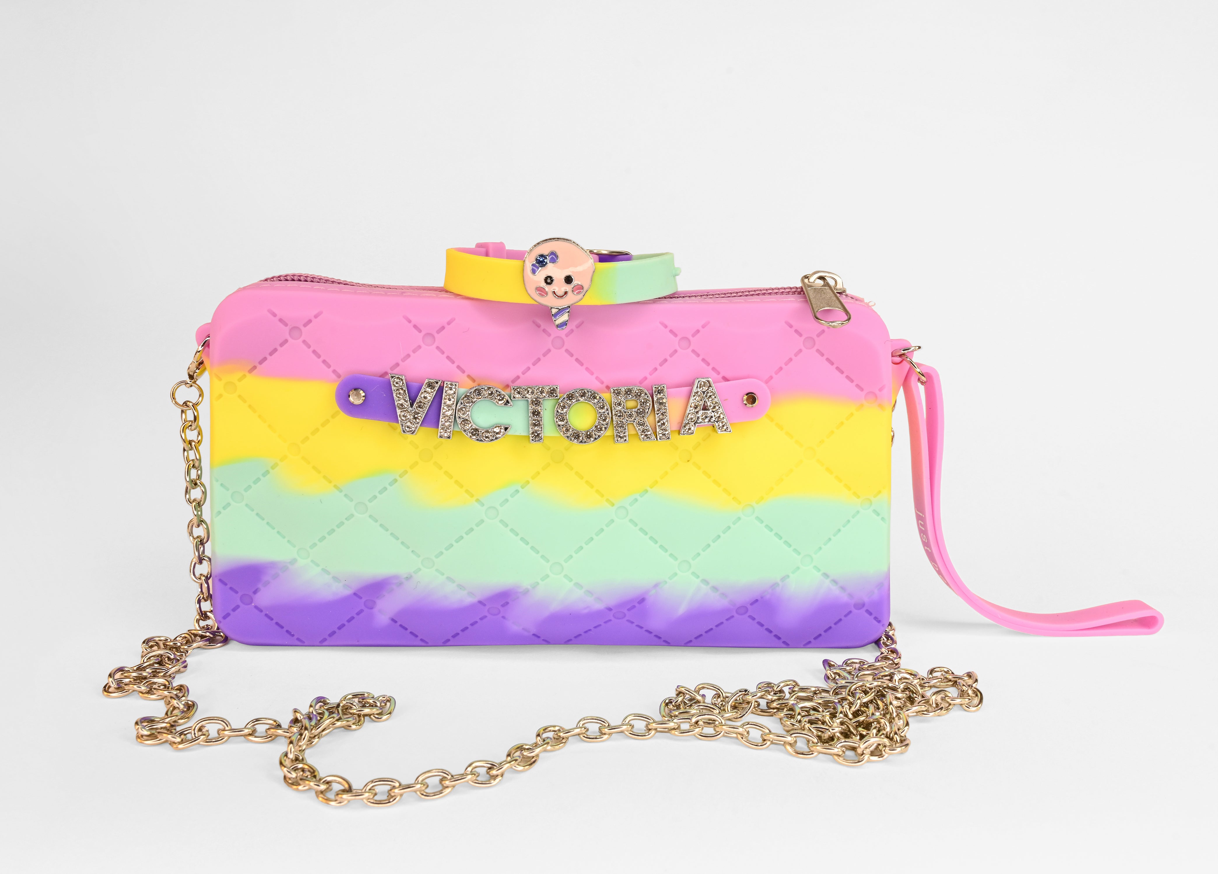 Crossbody Chain with Charm Bracelet