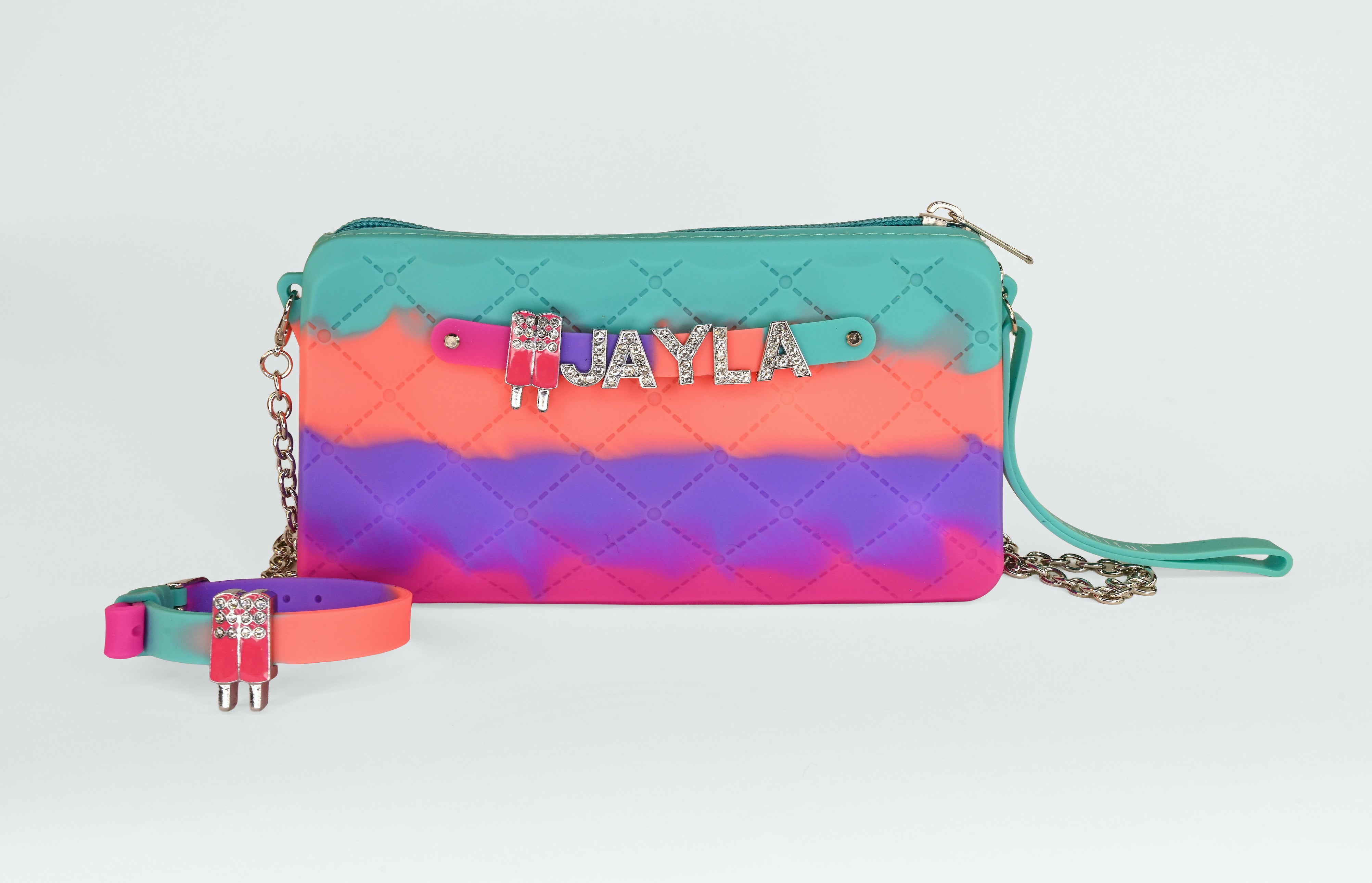 Crossbody Chain with Charm Bracelet