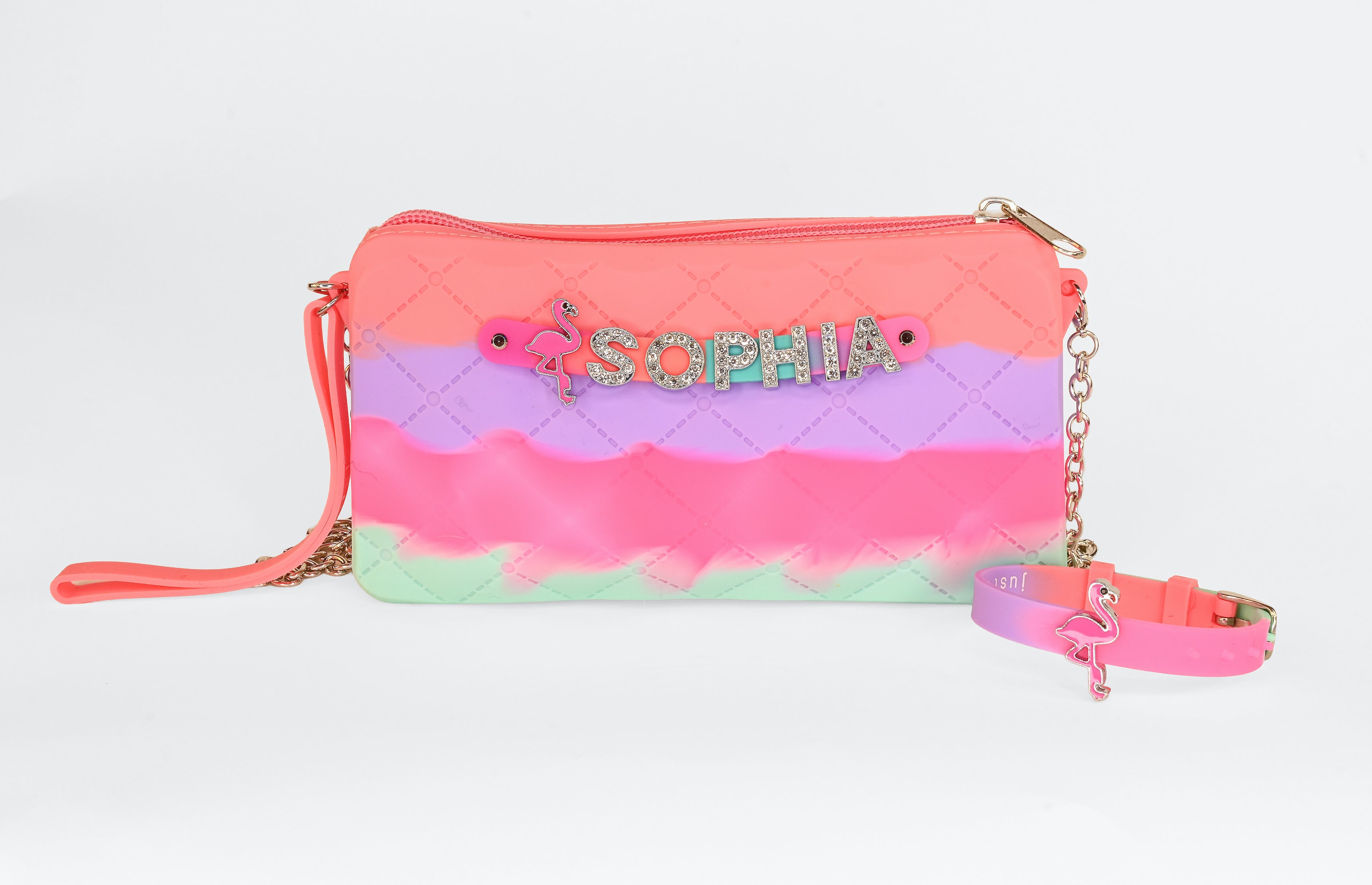 Crossbody Chain with Charm Bracelet