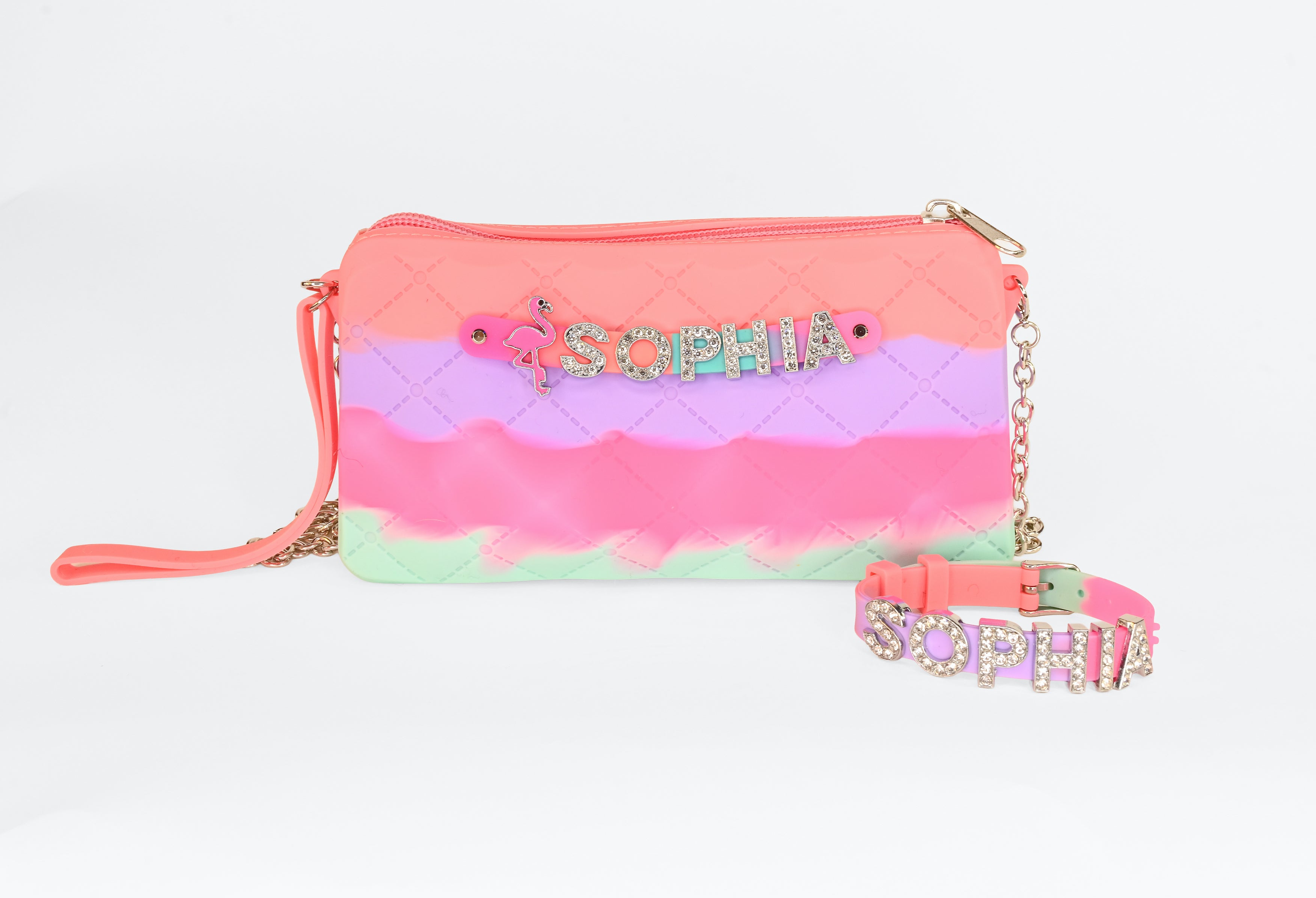 Crossbody Chain with Name Bracelet