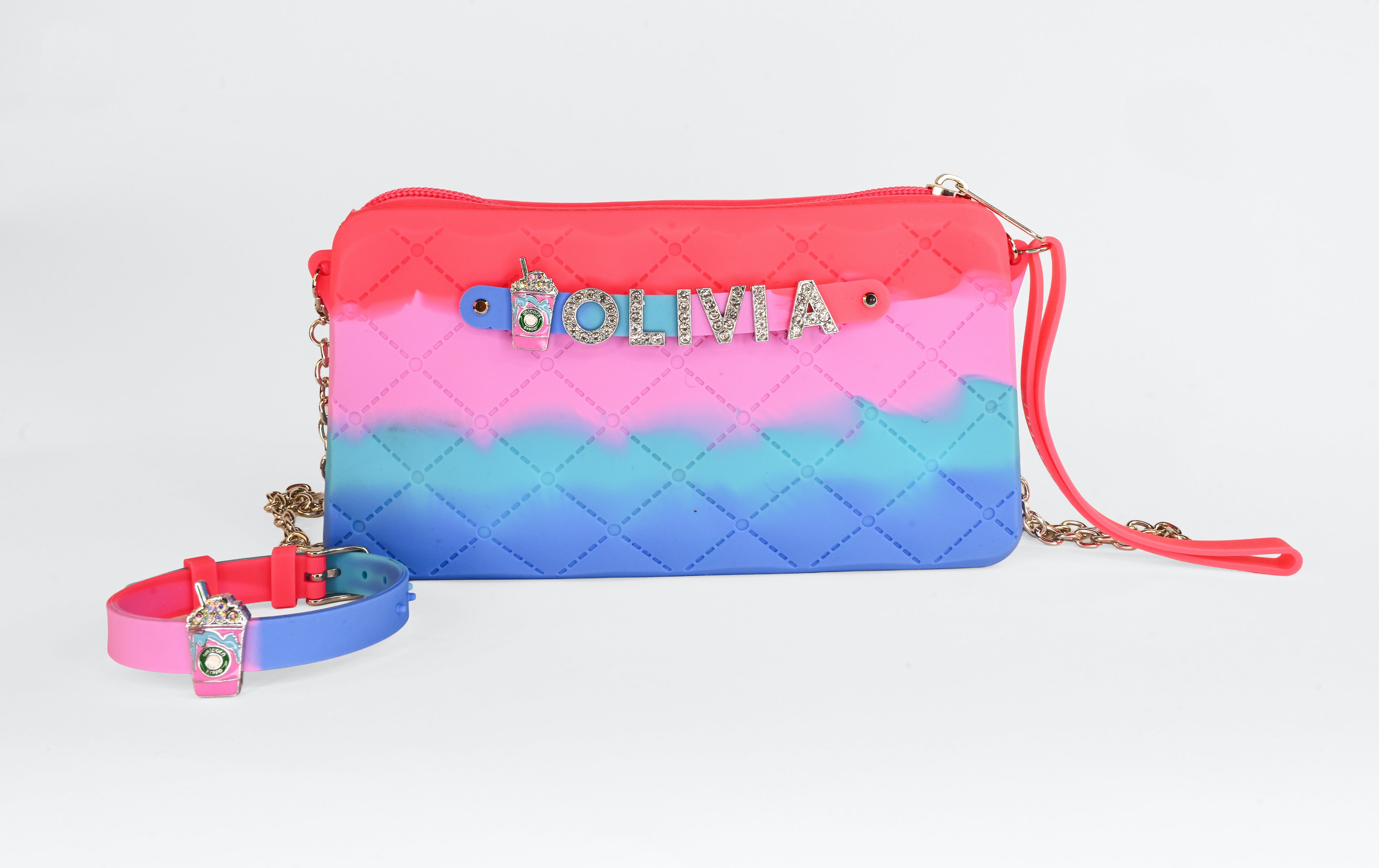 Crossbody Chain with Charm Bracelet