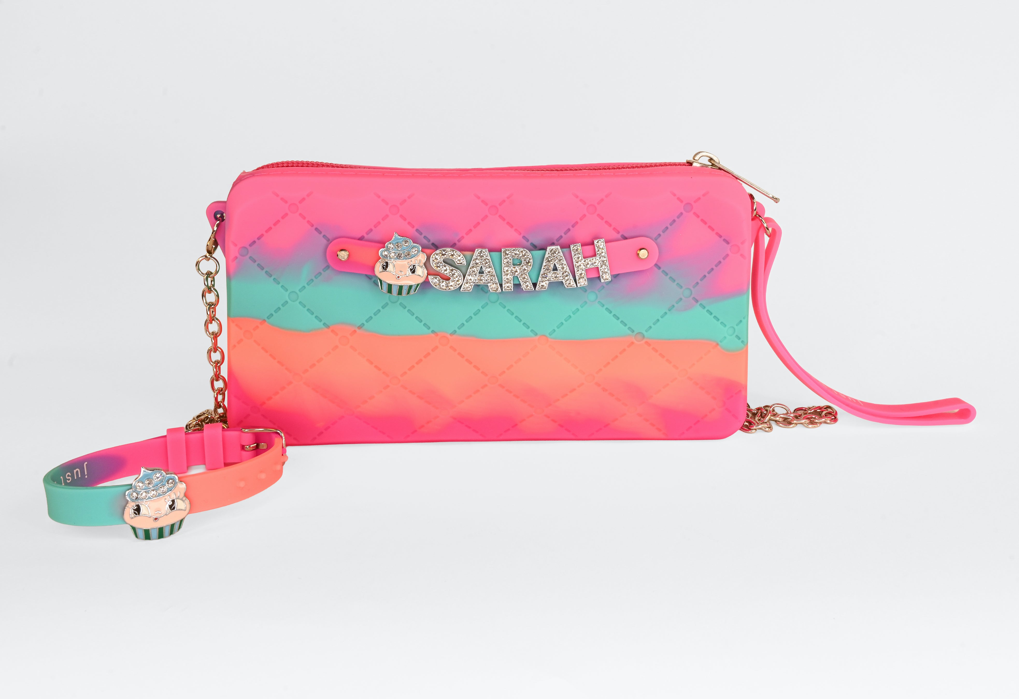 Crossbody Chain with Charm Bracelet