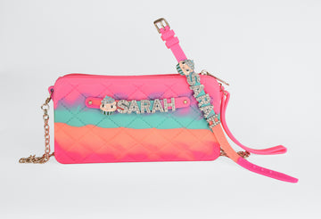 Crossbody Chain with Charm Name Bracelet