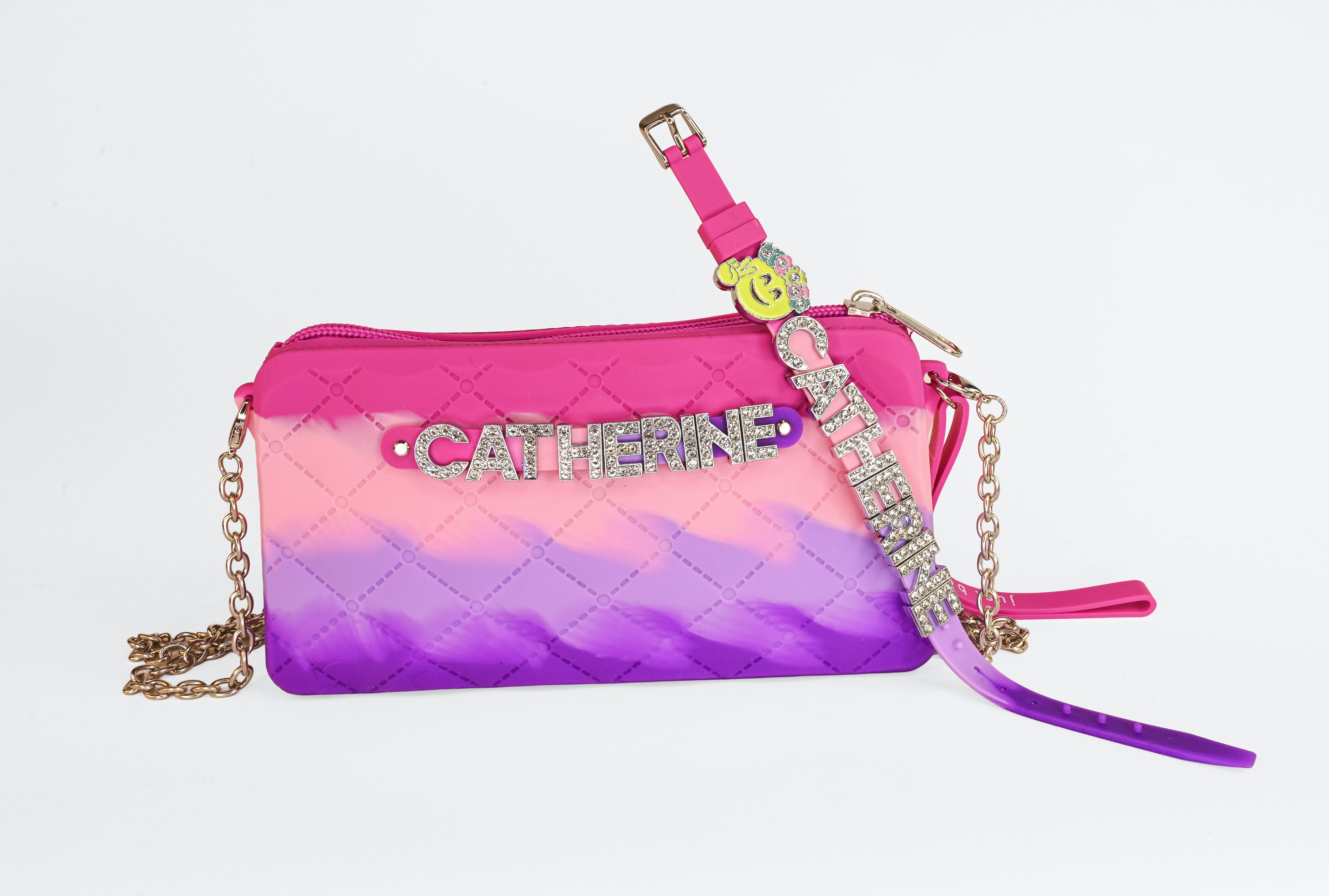 Crossbody Chain with Charm Name Bracelet