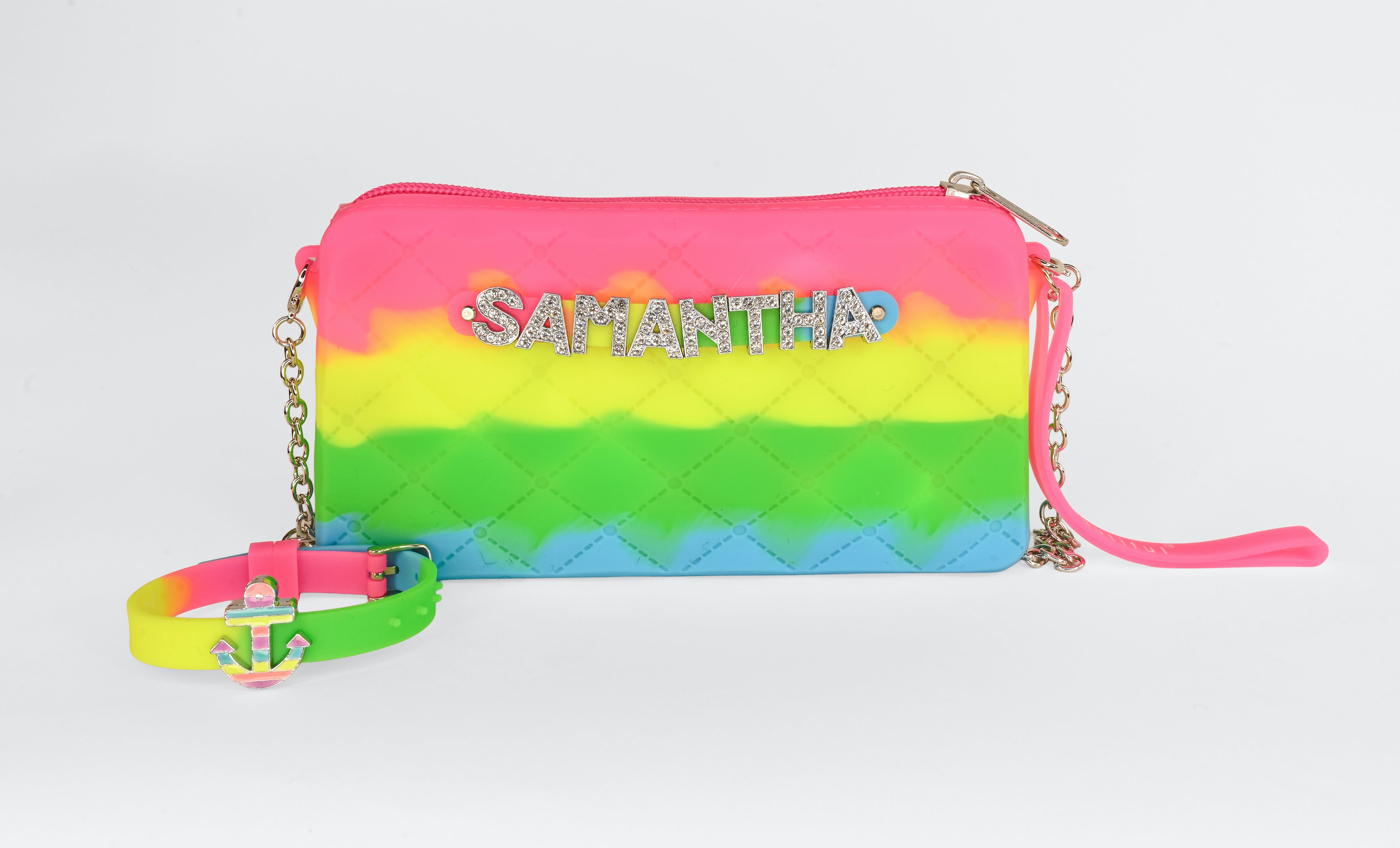 Crossbody Chain with Charm Bracelet