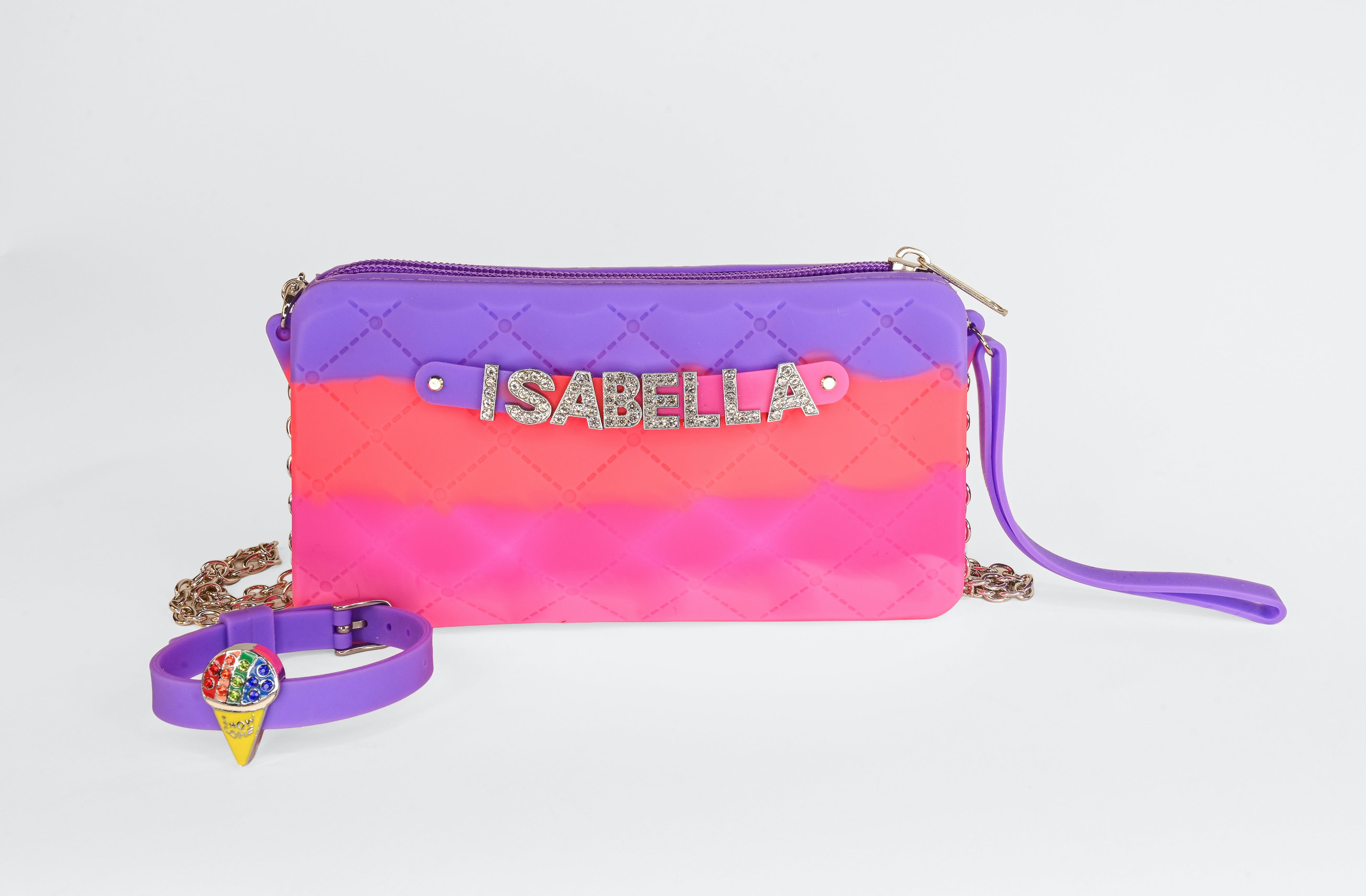 Crossbody Chain with Charm Bracelet