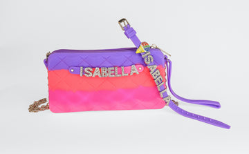 Crossbody Chain with Charm Name Bracelet