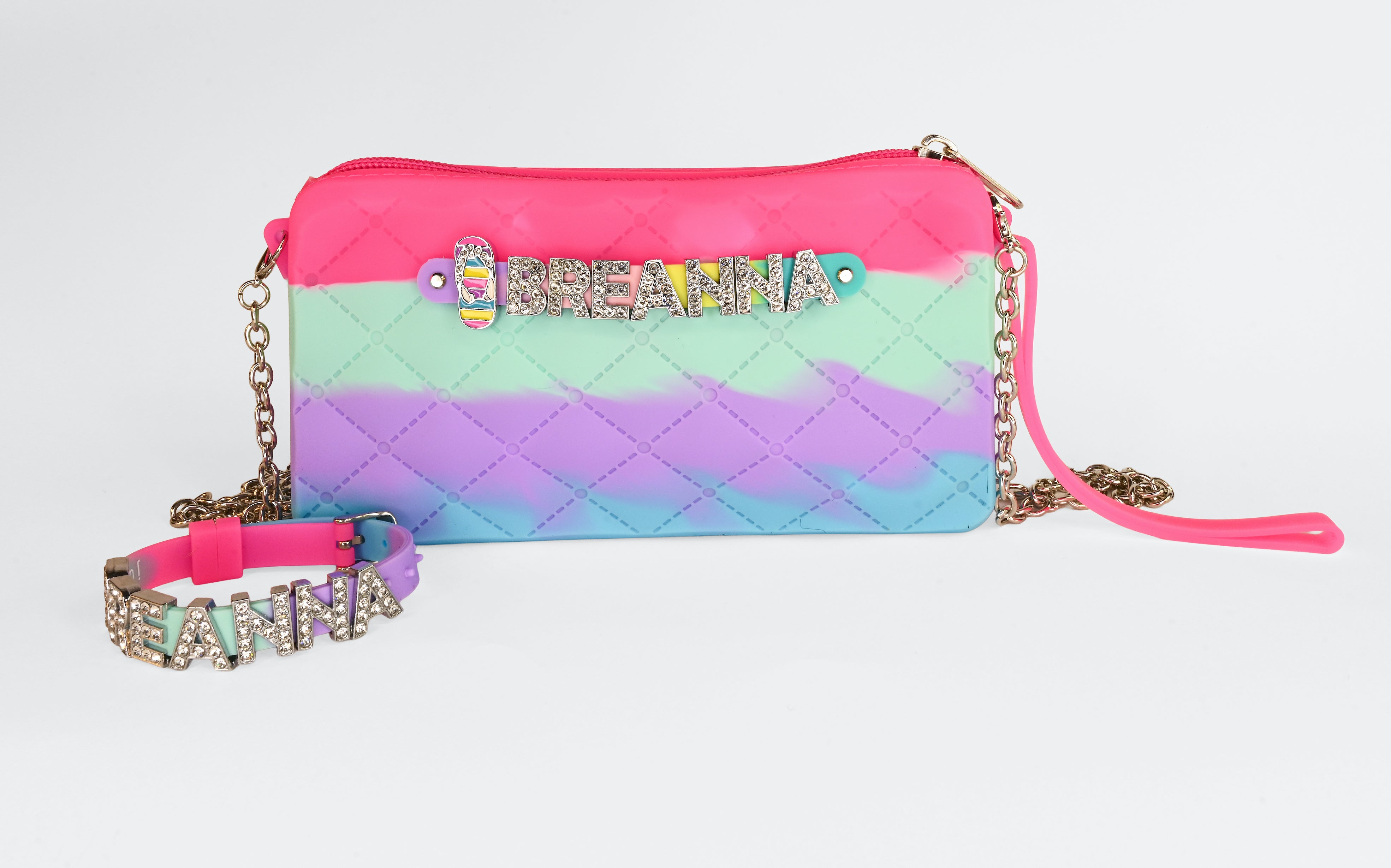 Crossbody Chain with Name Bracelet