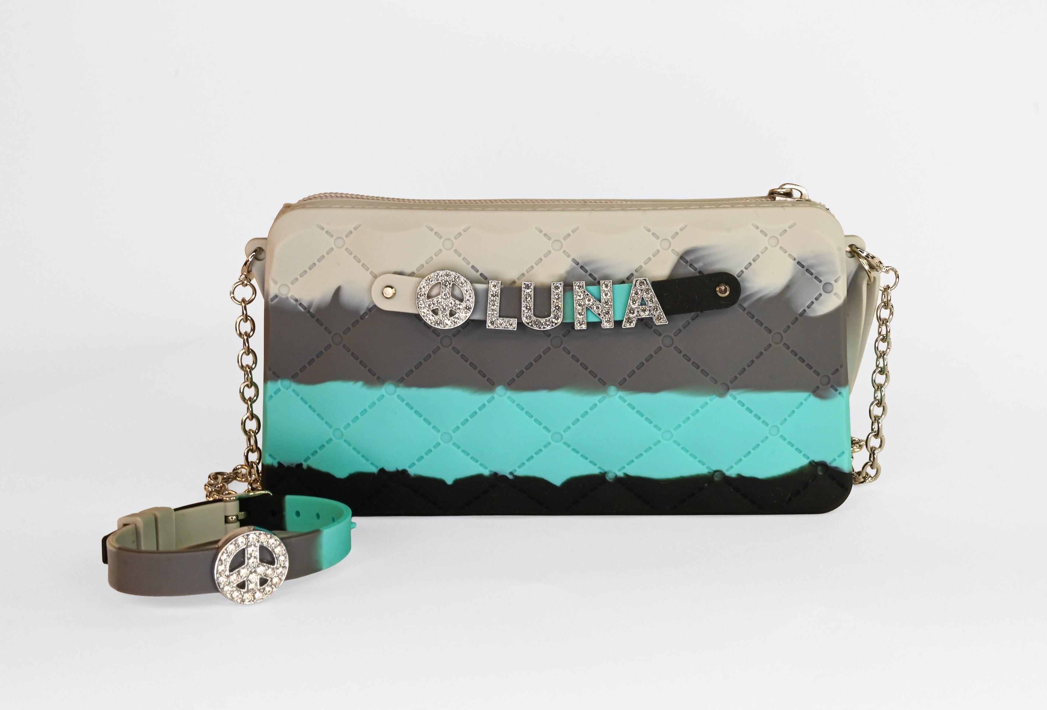 Crossbody Chain with Charm Bracelet