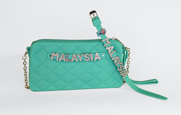 Crossbody Chain with Charm Name Bracelet