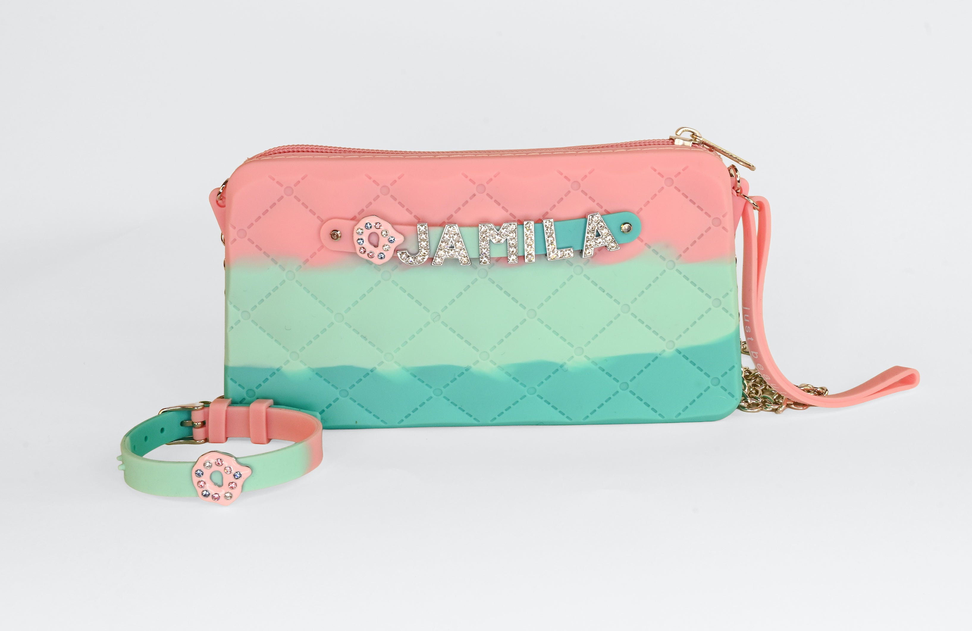 Crossbody Chain with Charm Bracelet