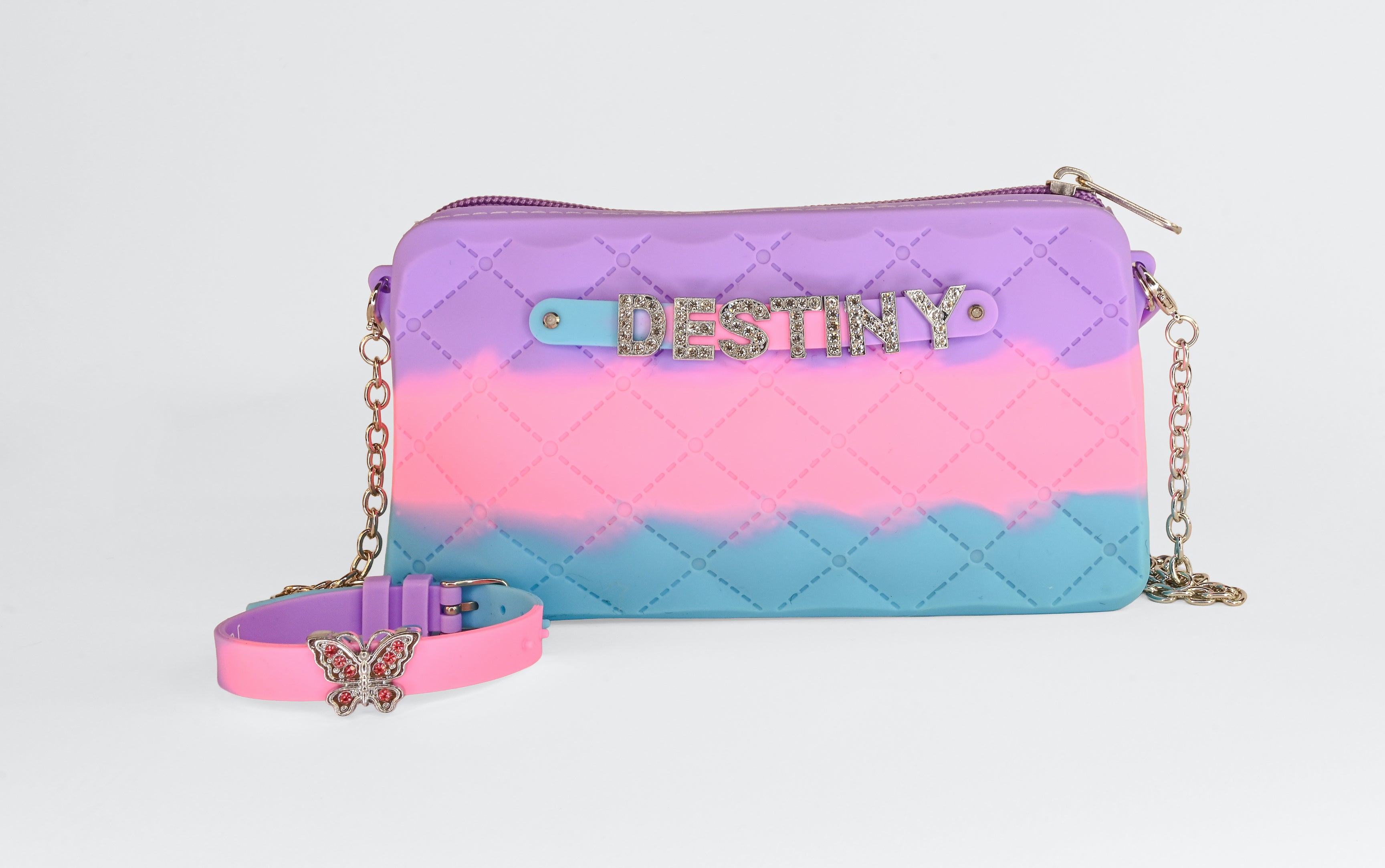 Crossbody Chain with Charm Bracelet