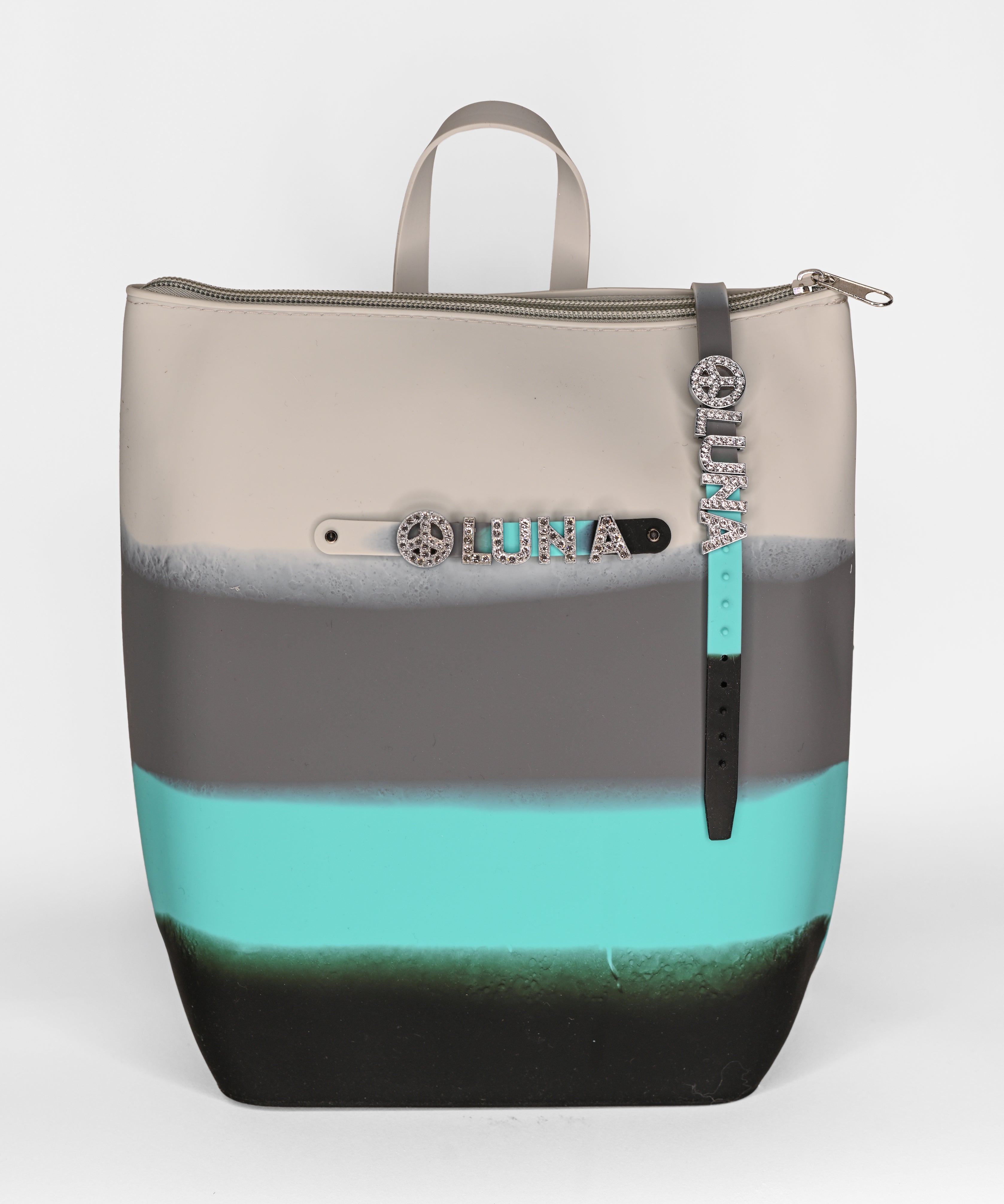 Hunnie Bunnie Zipper Bucket Bag with Bracelet