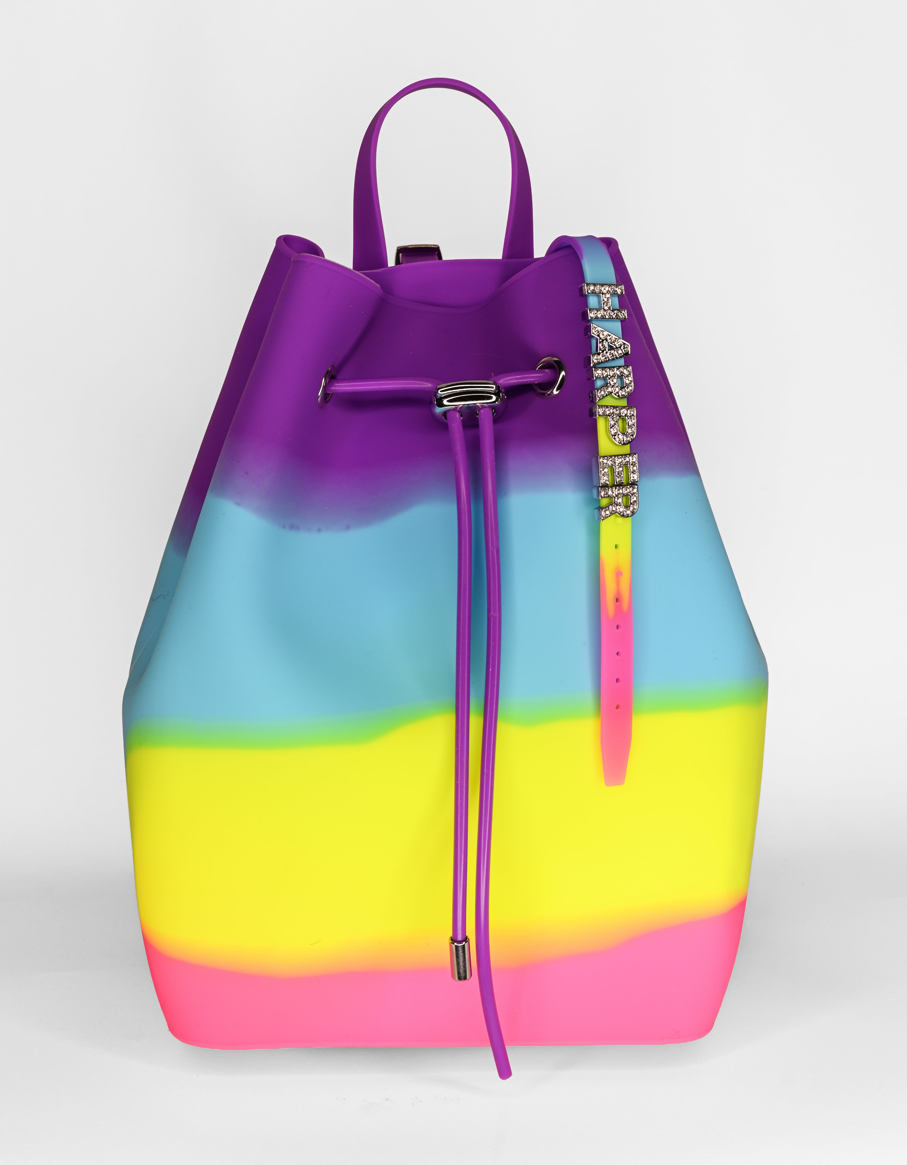 Draw String Bucket Bag with Bracelet