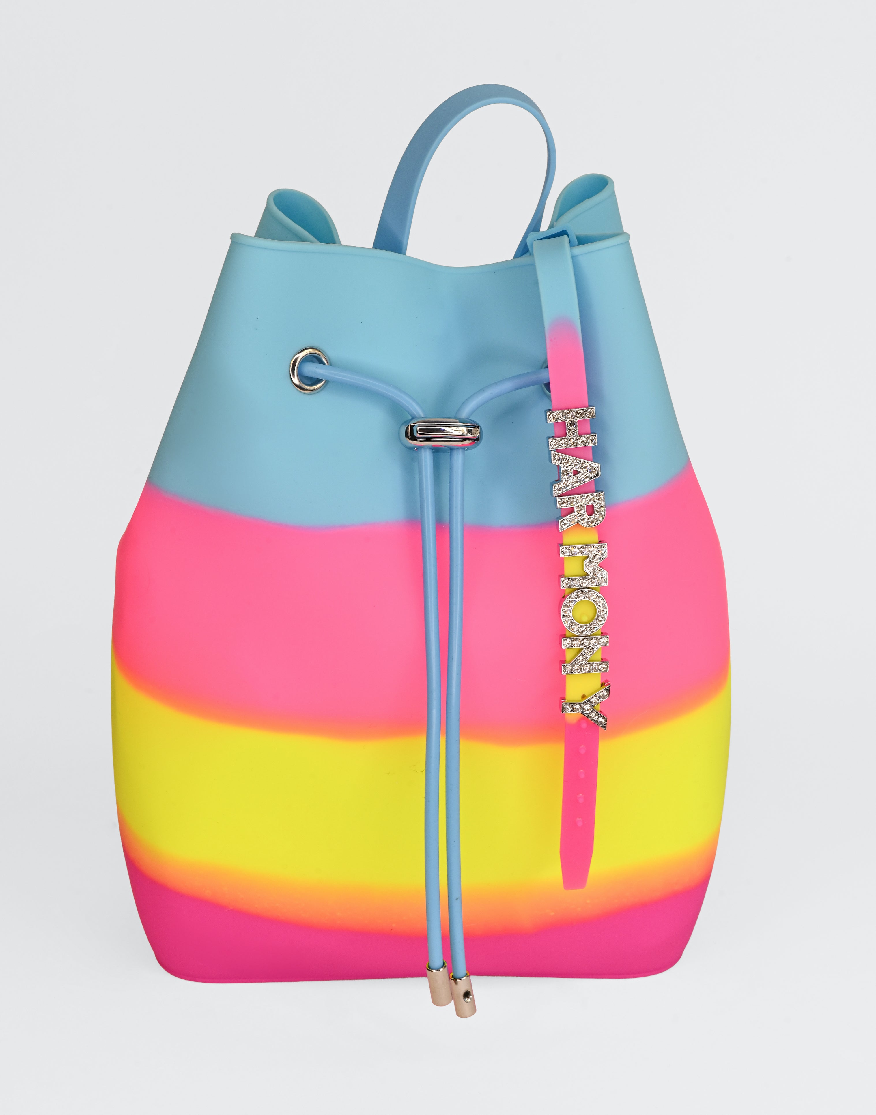 Draw String Bucket Bag with Bracelet