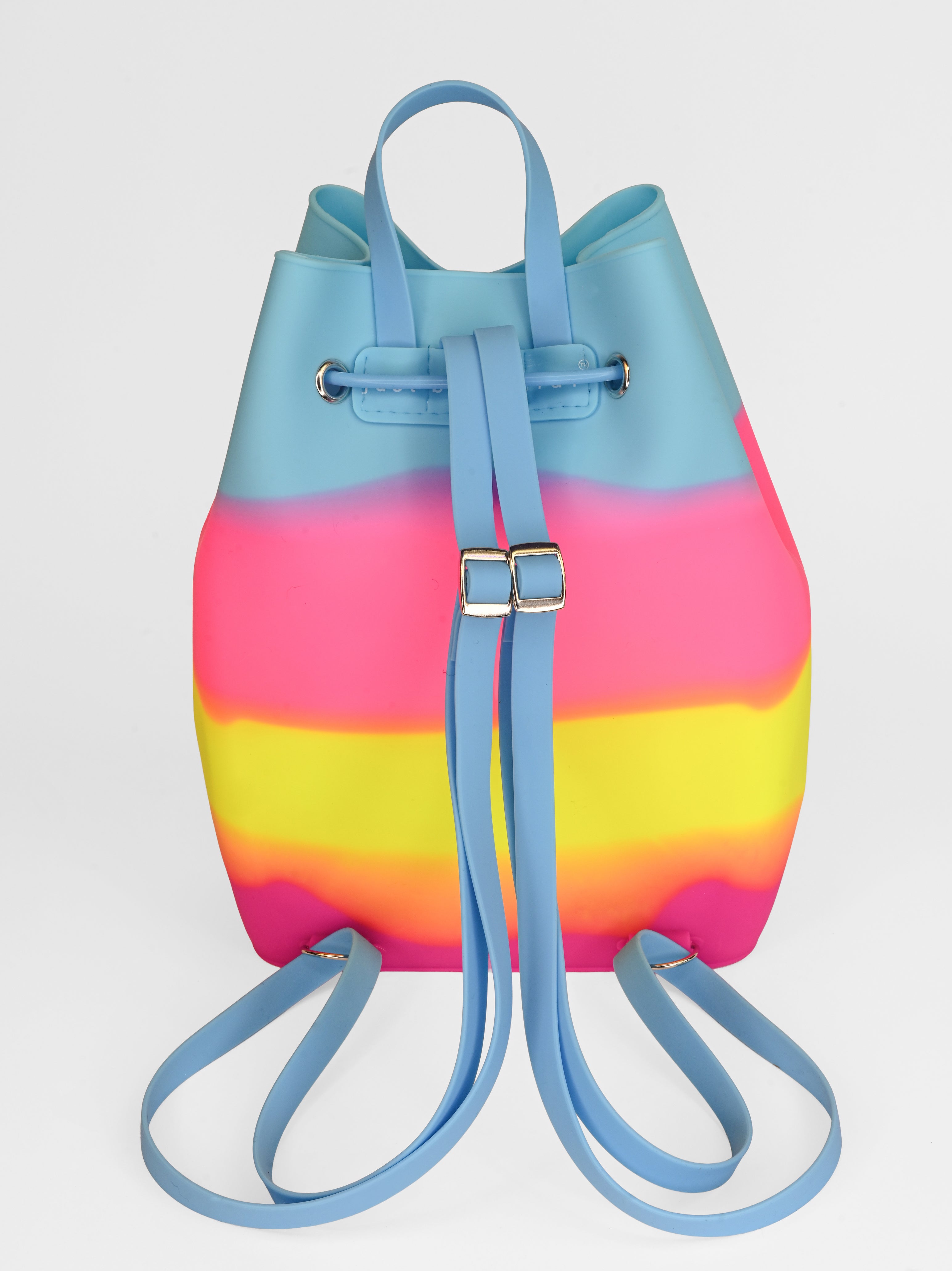 Draw String Bucket Bag with Bracelet