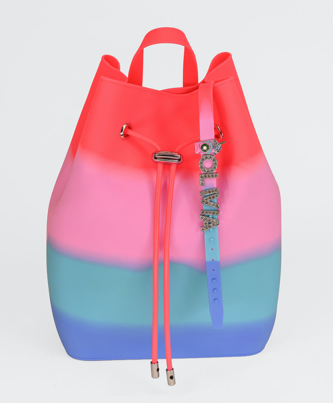 Draw String Bucket Bag with Bracelet