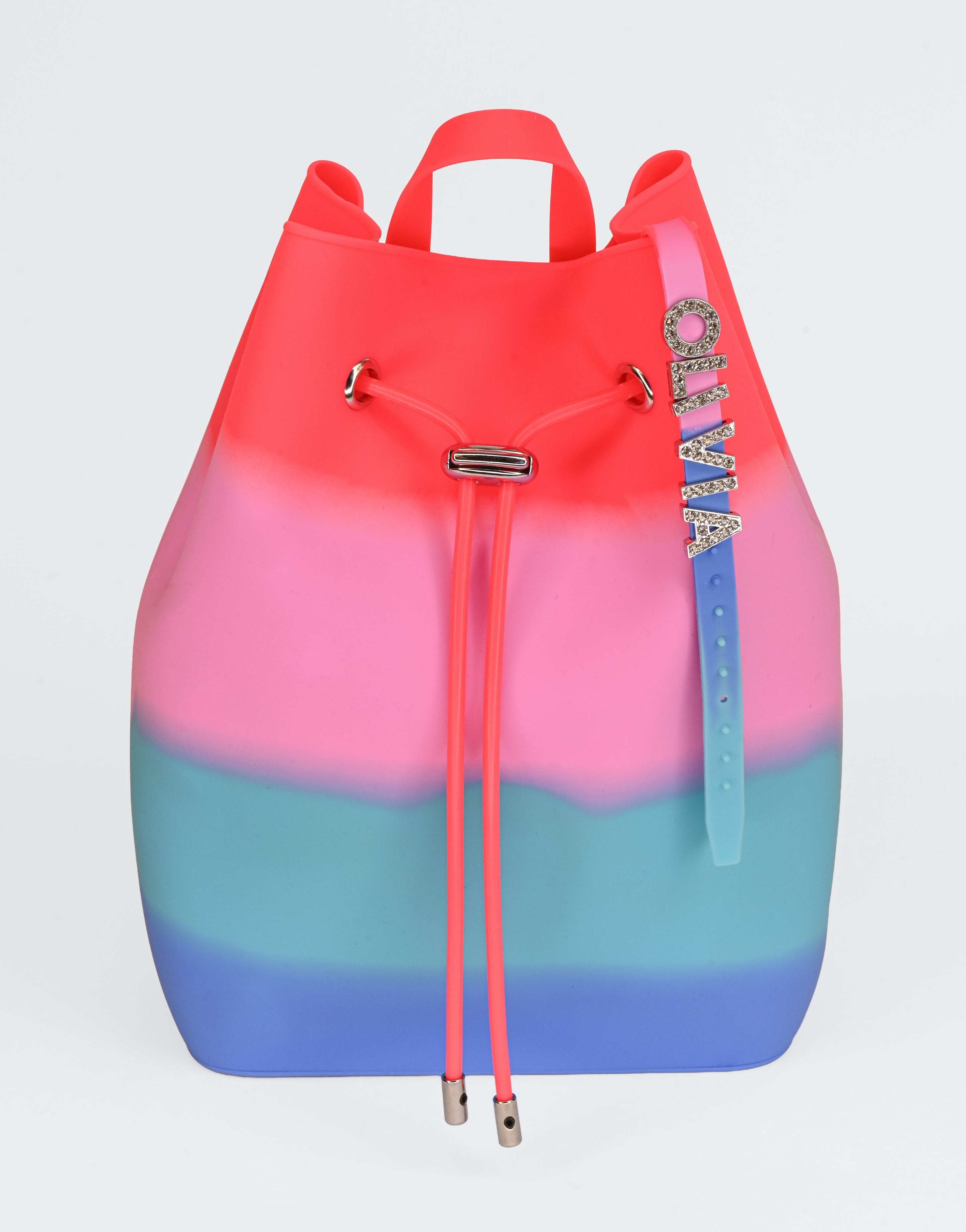 Draw String Bucket Bag with Bracelet
