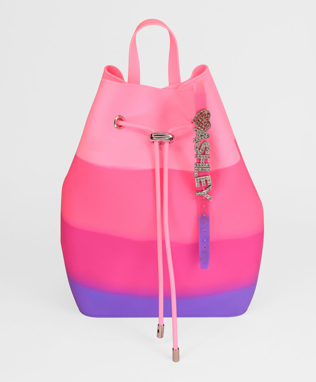 Draw String Bucket Bag with Bracelet