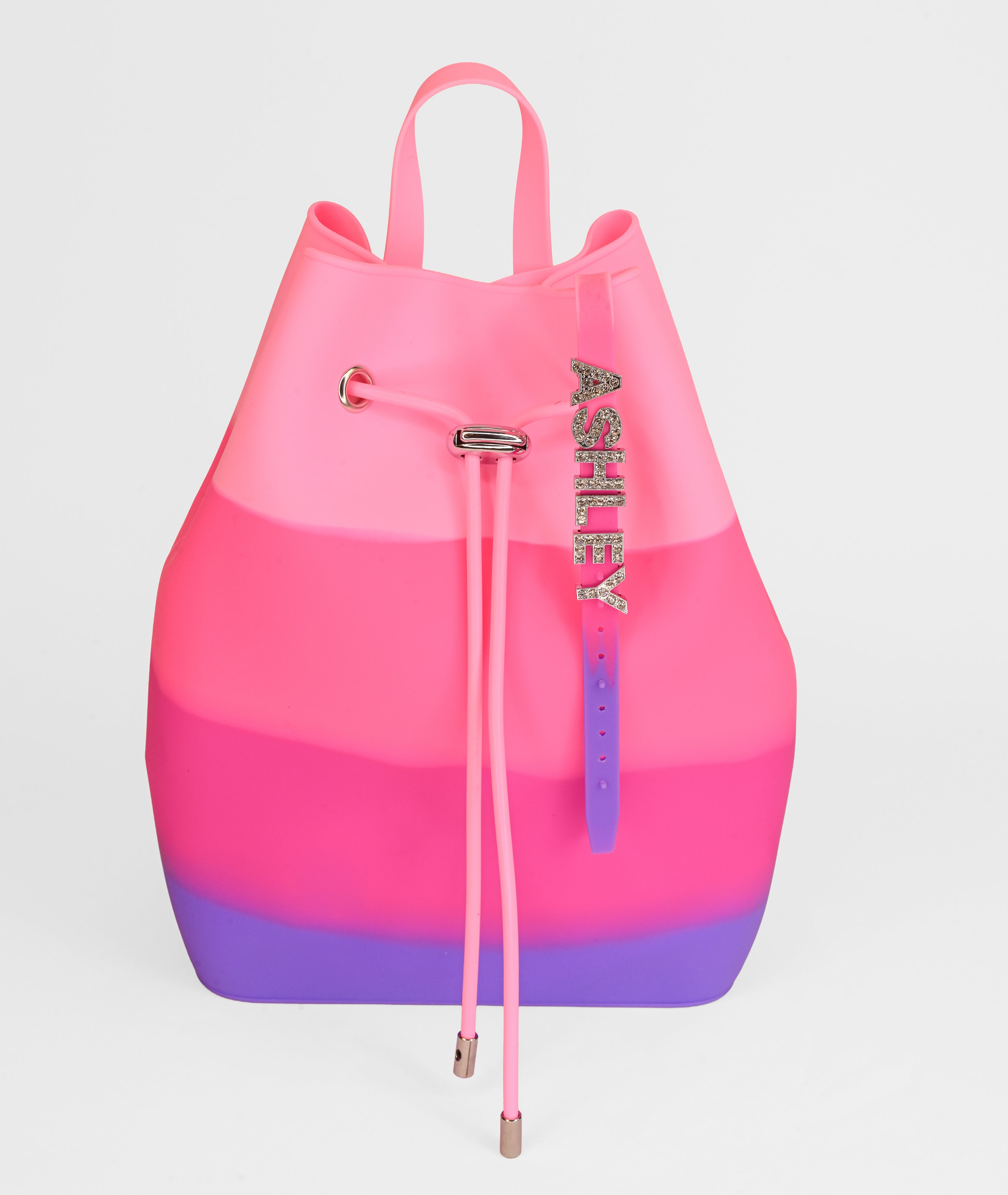 Draw String Bucket Bag with Bracelet