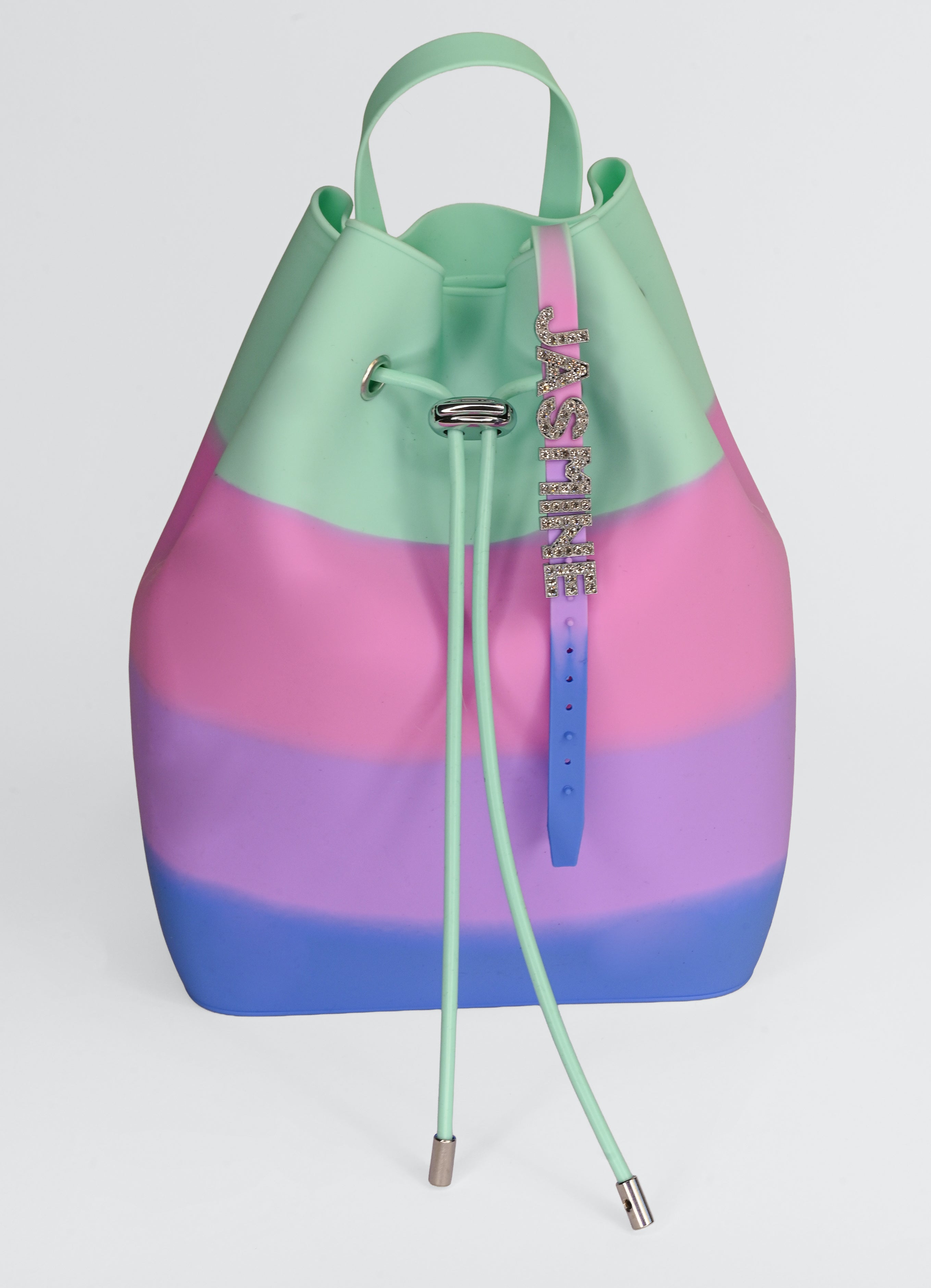 Draw String Bucket Bag with Bracelet