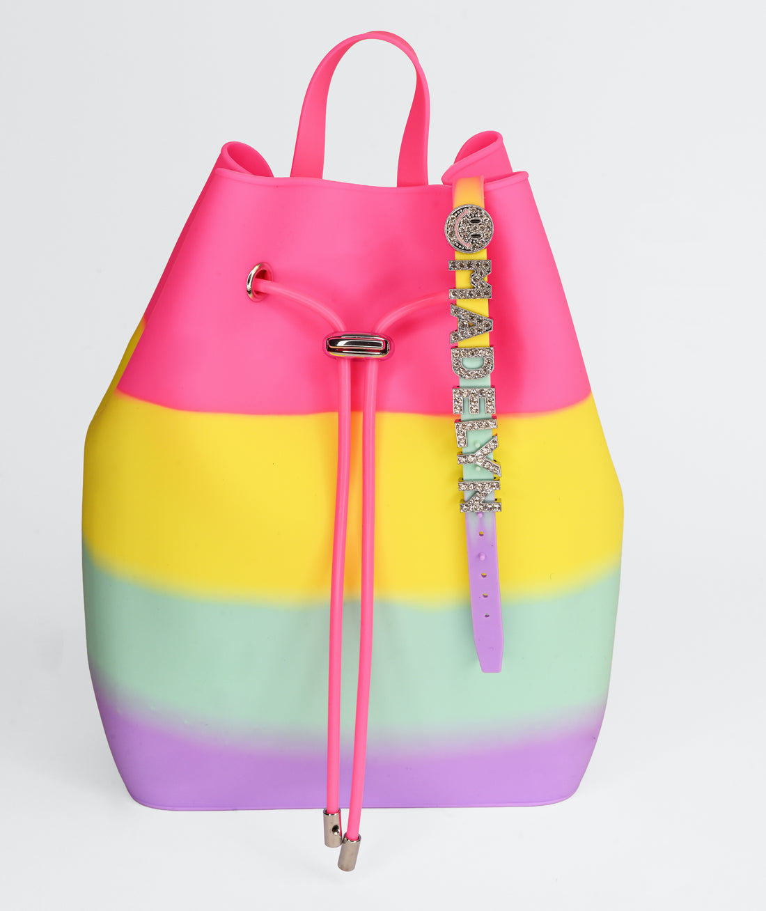 Draw String Bucket Bag with Bracelet