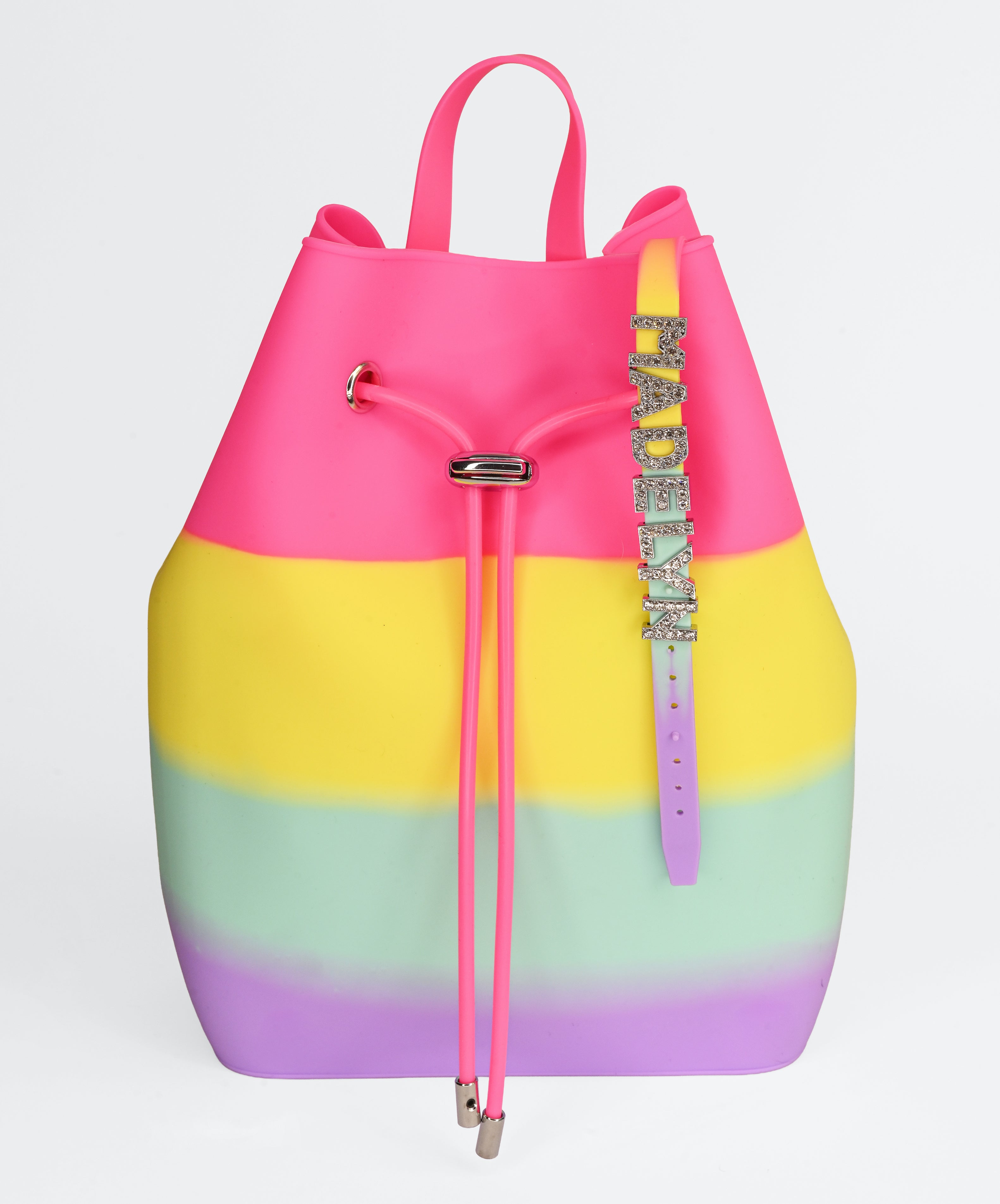 Draw String Bucket Bag with Bracelet