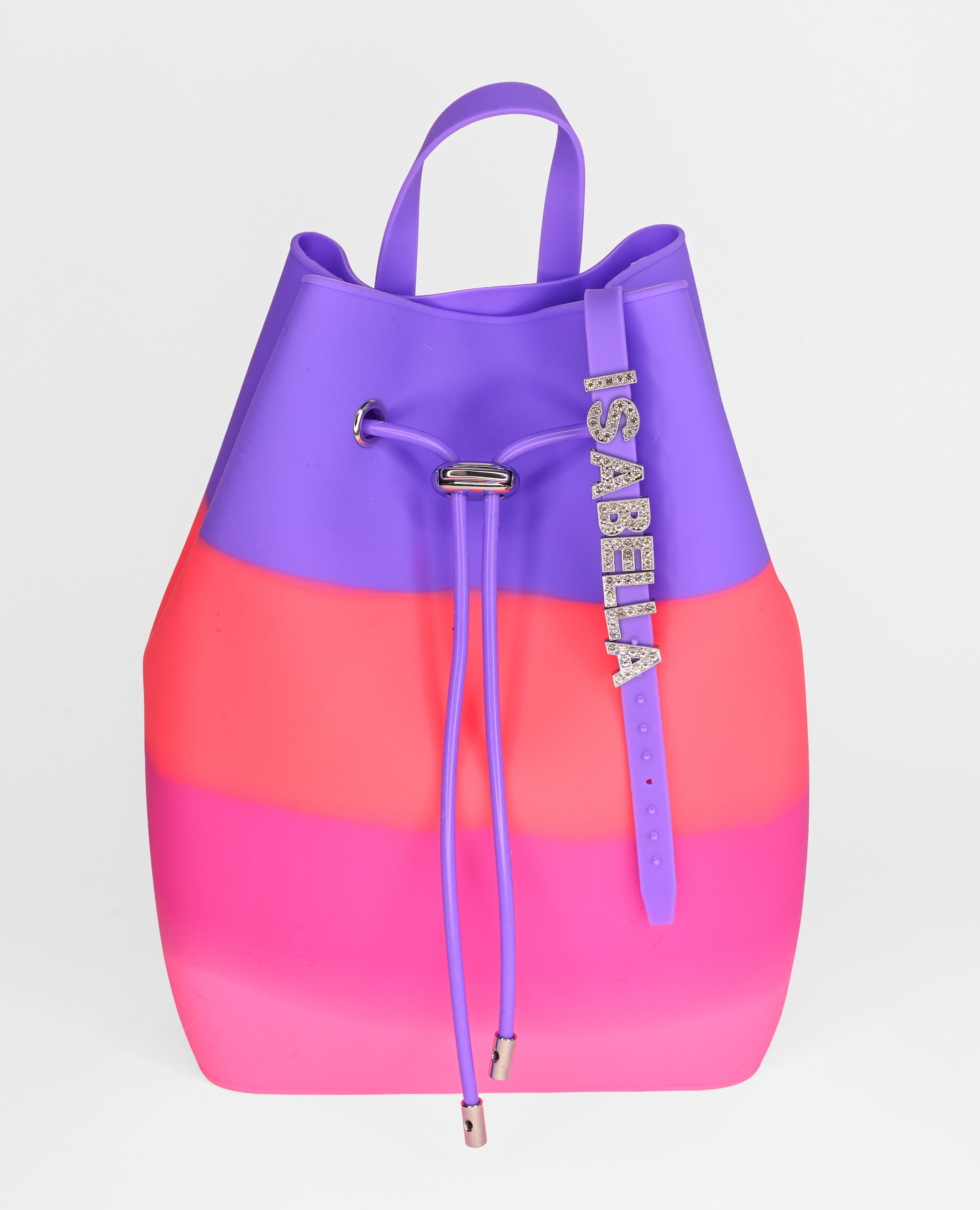 Draw String Bucket Bag with Bracelet