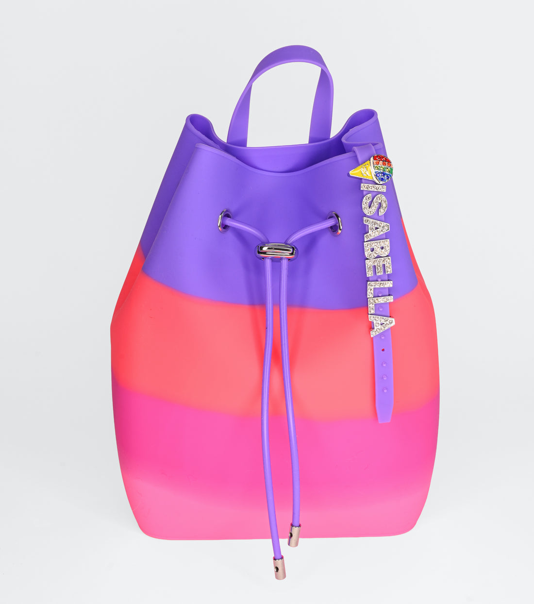 Draw String Bucket Bag with Bracelet