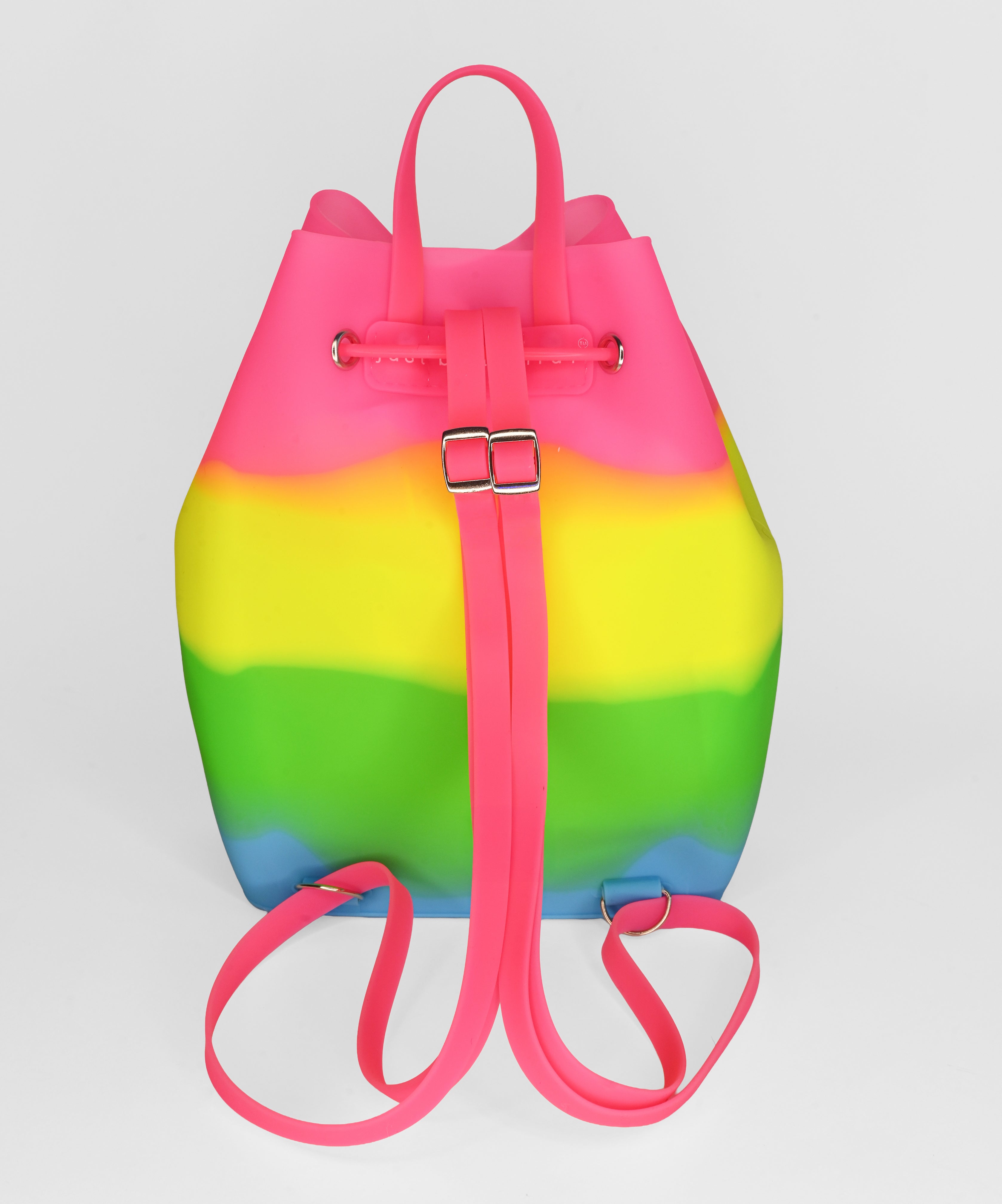 Draw String Bucket Bag with Bracelet