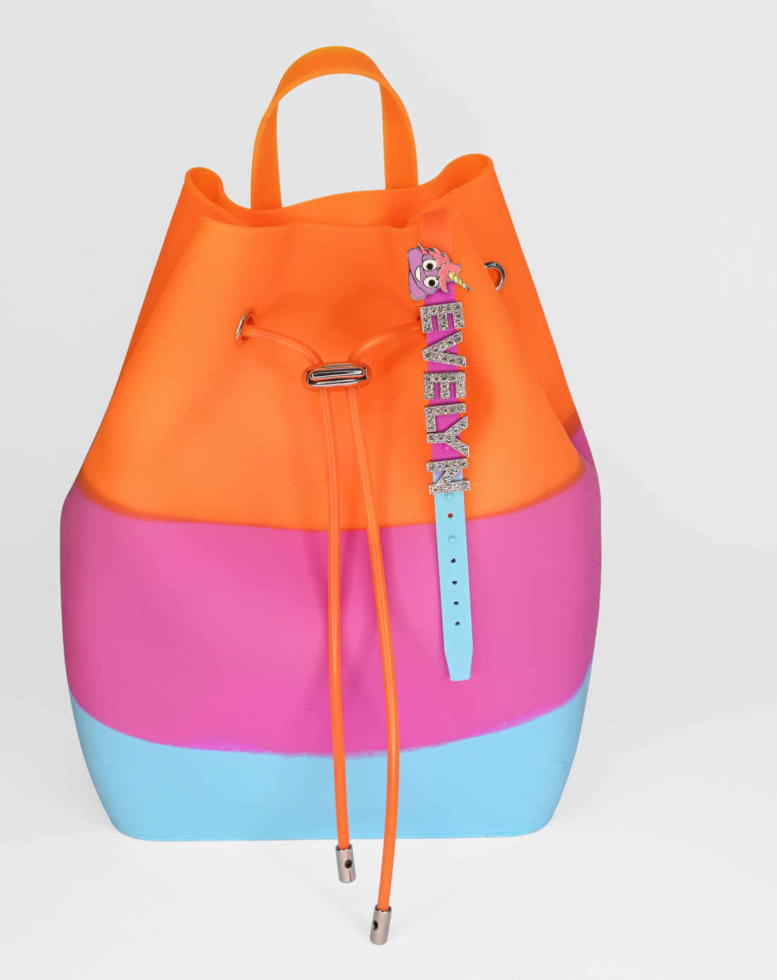 Draw String Bucket Bag with Bracelet