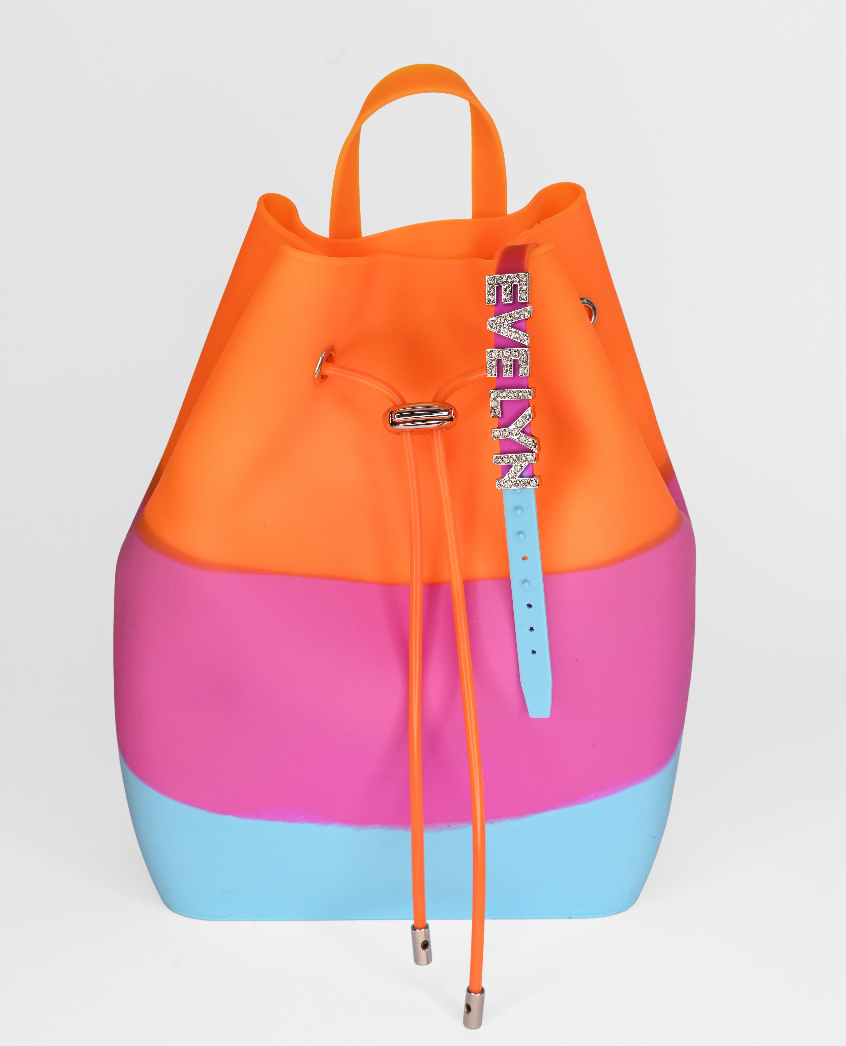 Draw String Bucket Bag with Bracelet