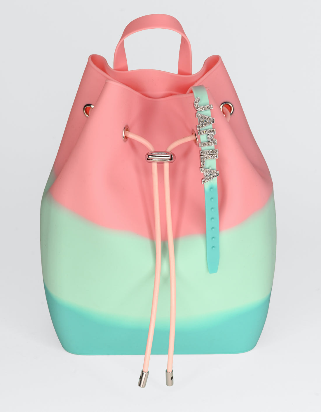 Draw String Bucket Bag with Bracelet