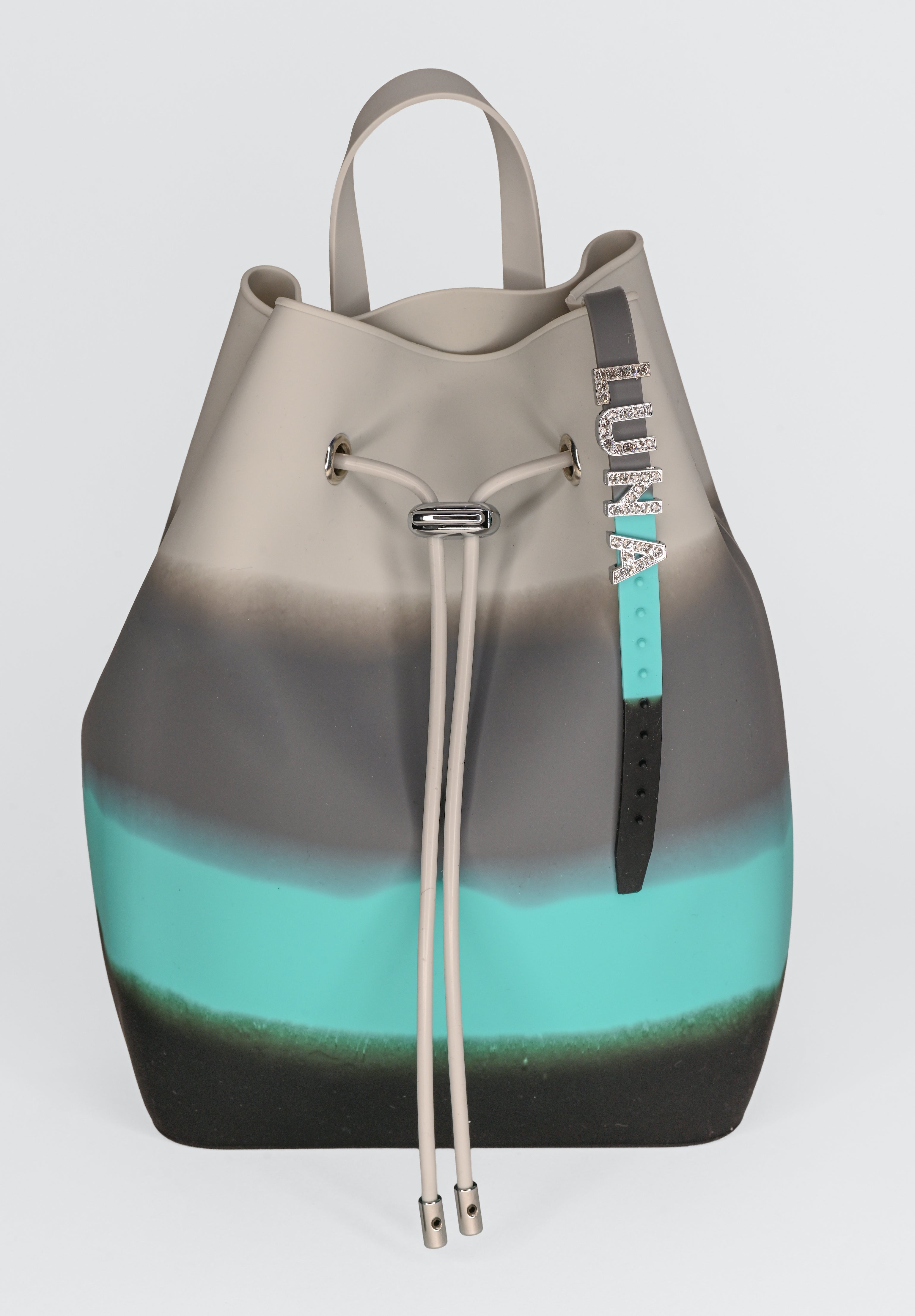 Draw String Bucket Bag with Bracelet