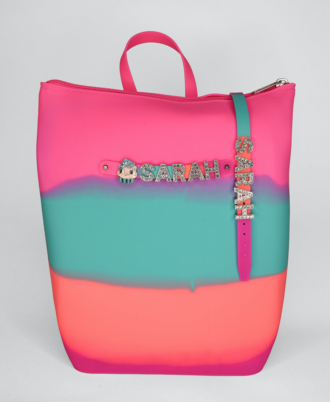 Hunnie Bunnie Zipper Bucket Bag with Bracelet