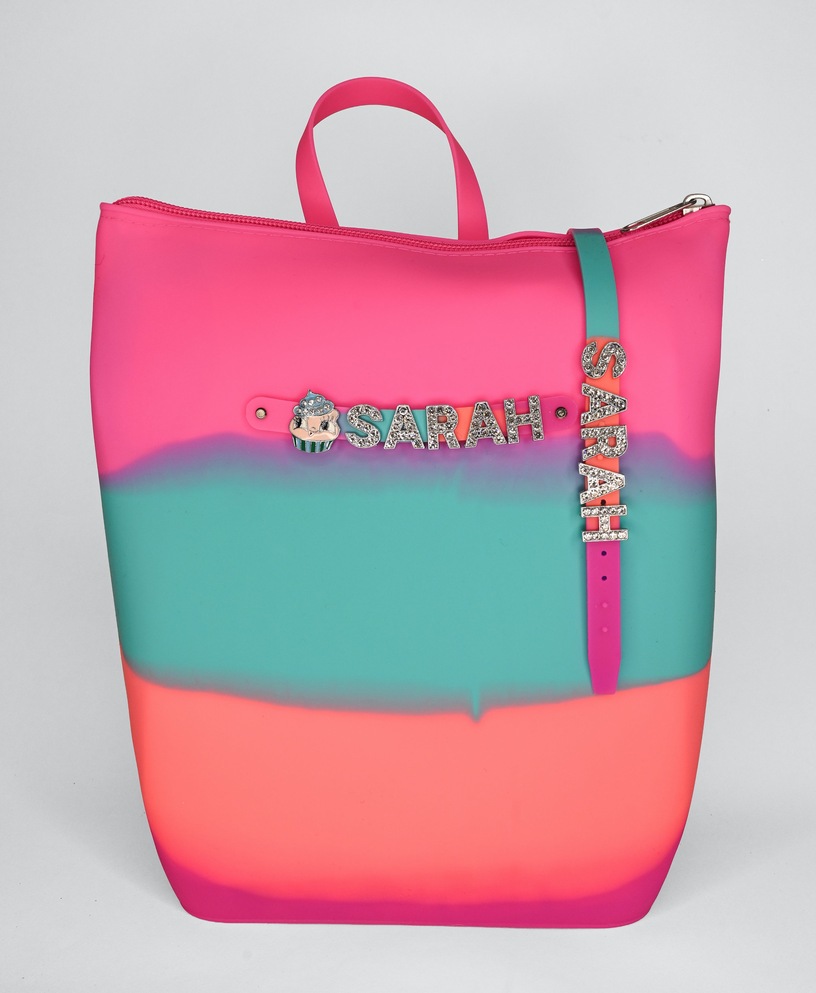 Hunnie Bunnie Zipper Bucket Bag with Bracelet