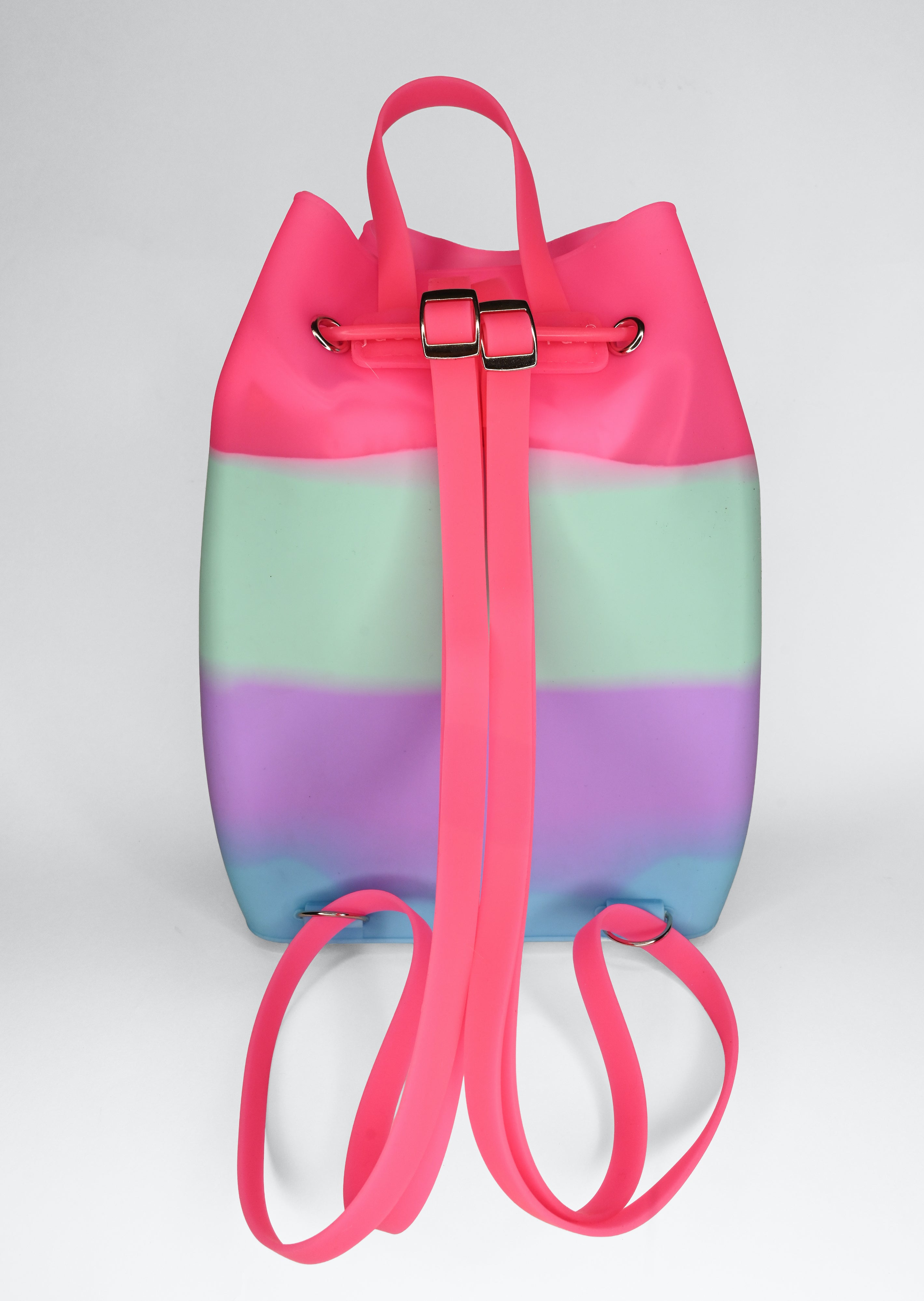 Draw String Bucket Bag with Bracelet