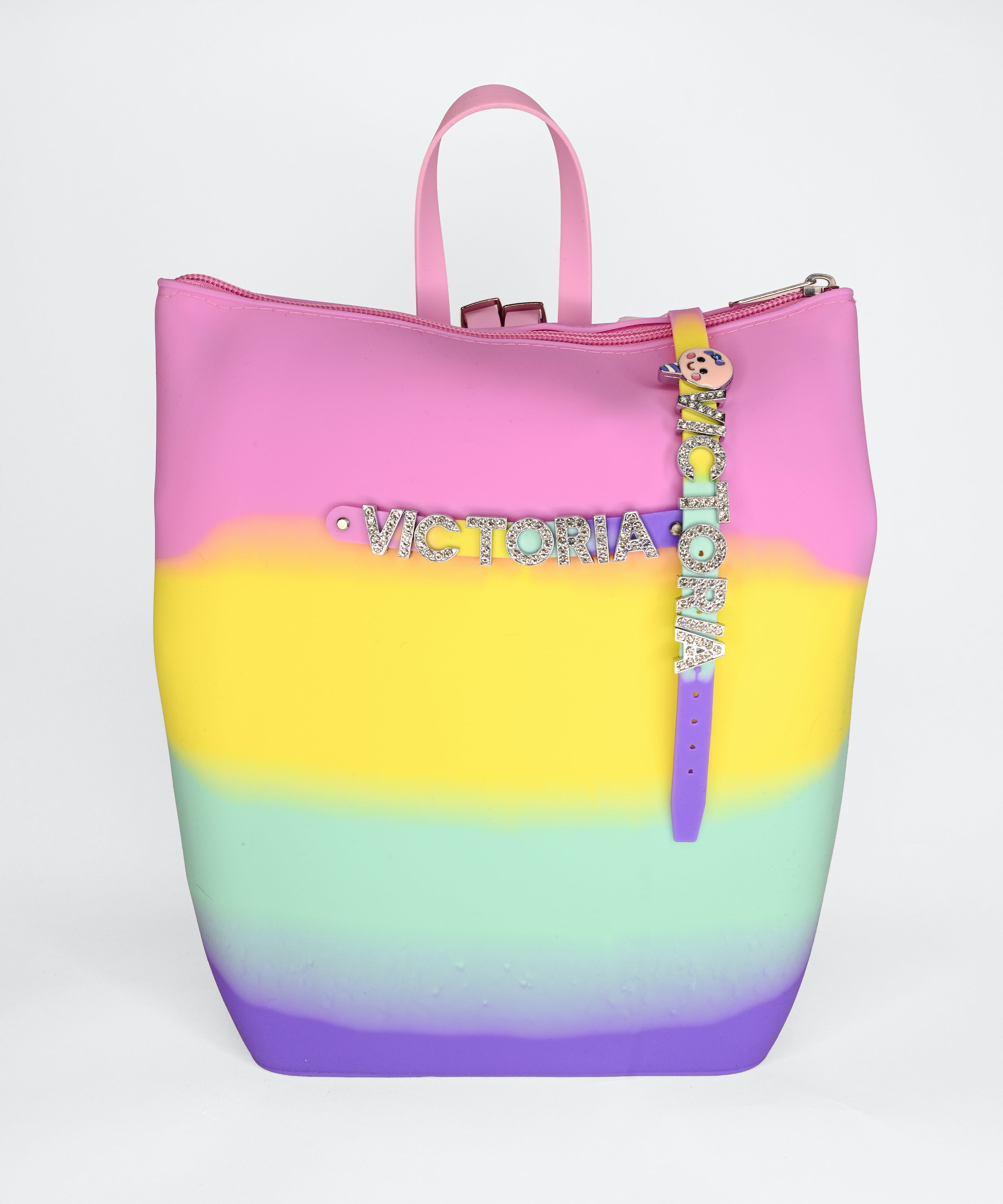 Hunnie Bunnie Zipper Bucket Bag with Bracelet