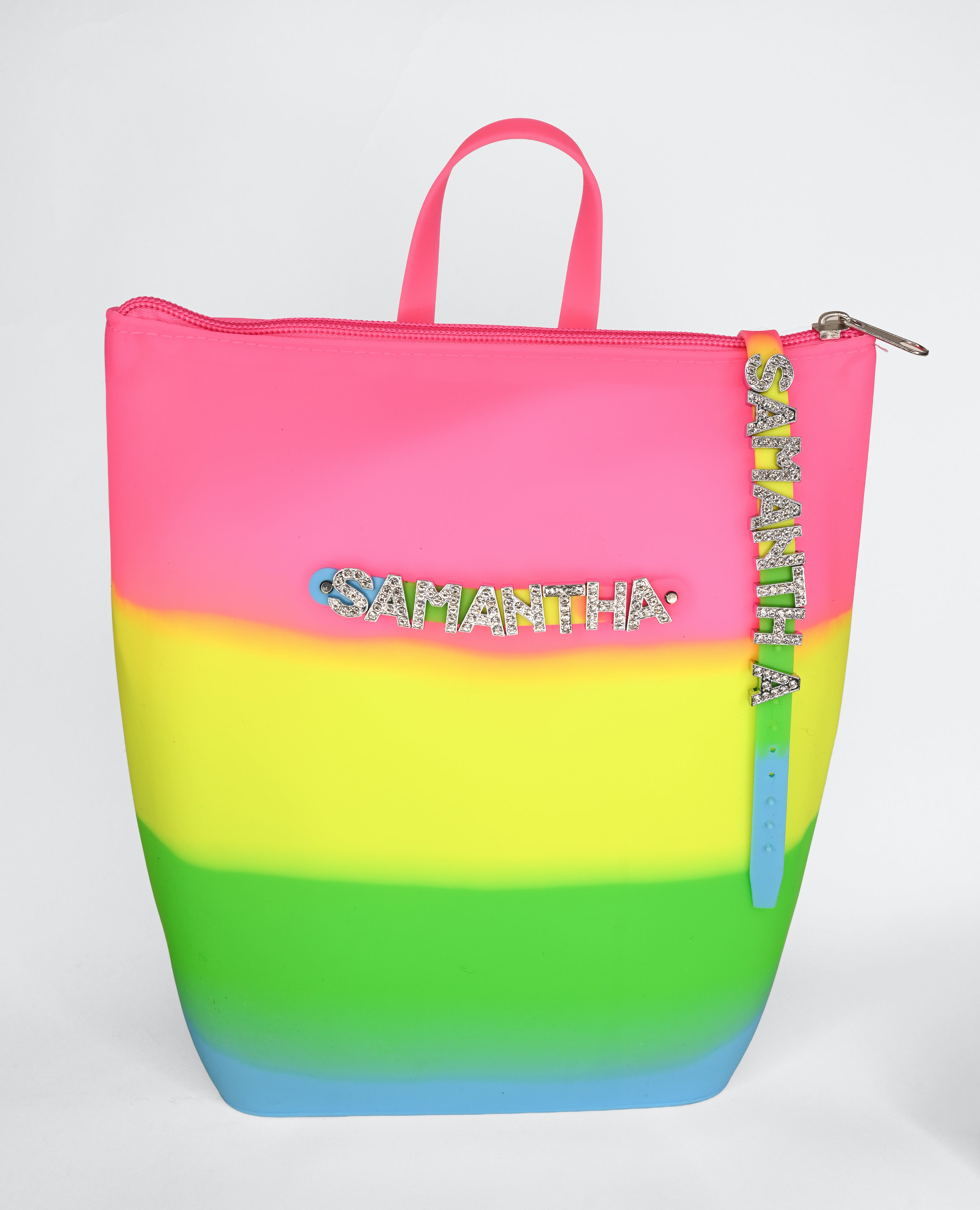 Hunnie Bunnie Zipper Bucket Bag with Bracelet