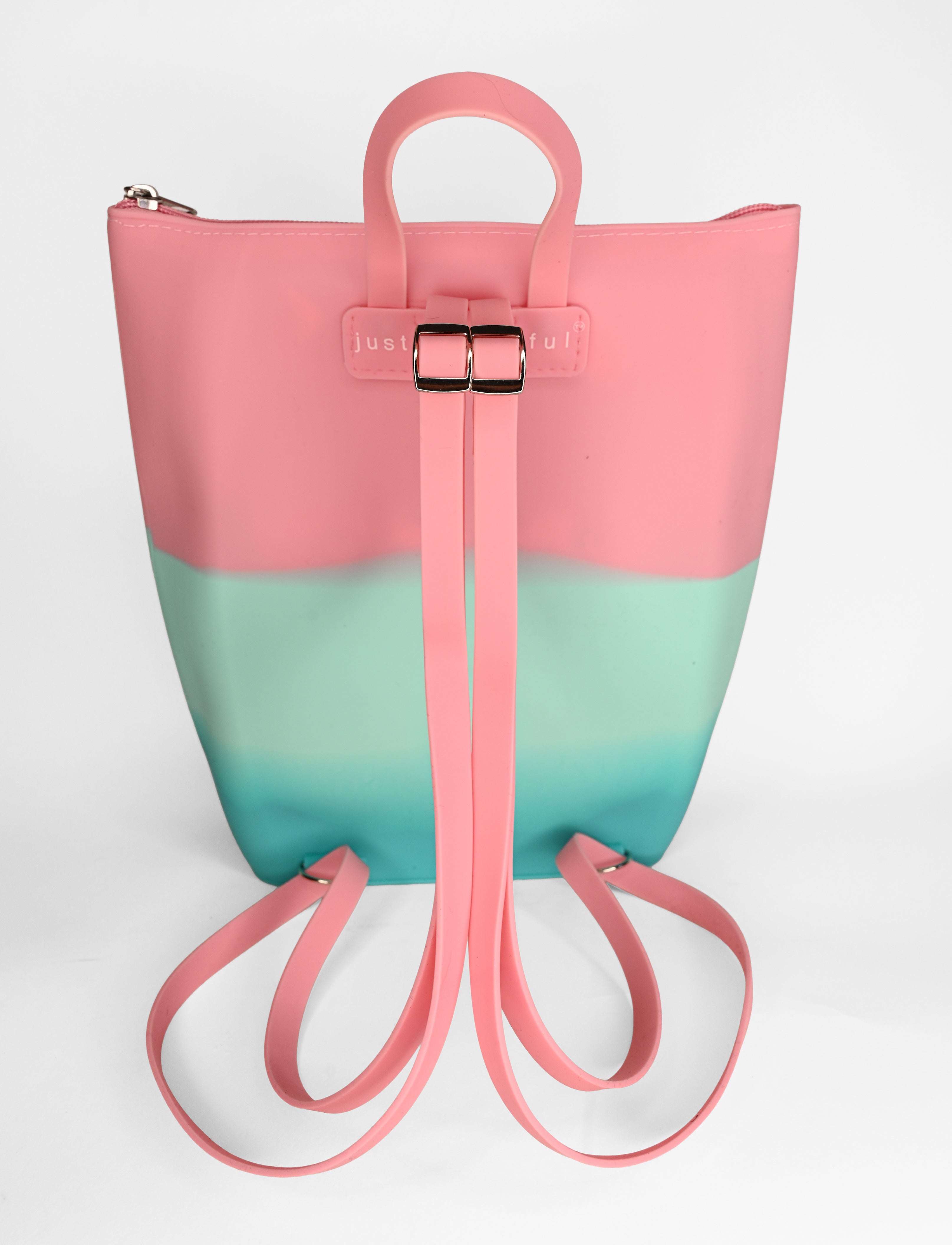 Hunnie Bunnie Zipper Bucket Bag with Charm Bracelet